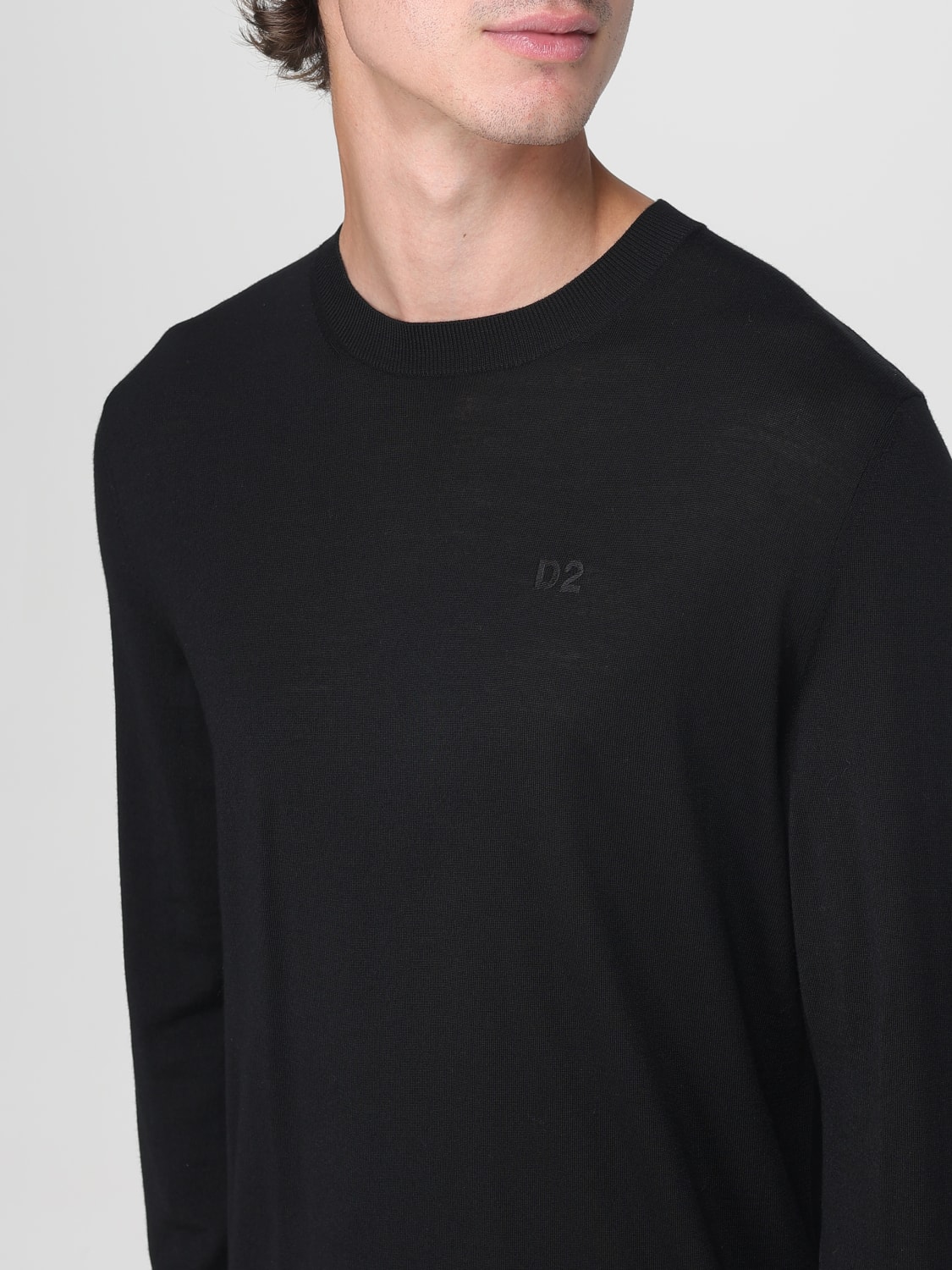 DSQUARED2 SWEATER: Sweater men Dsquared2, Black - Img 4