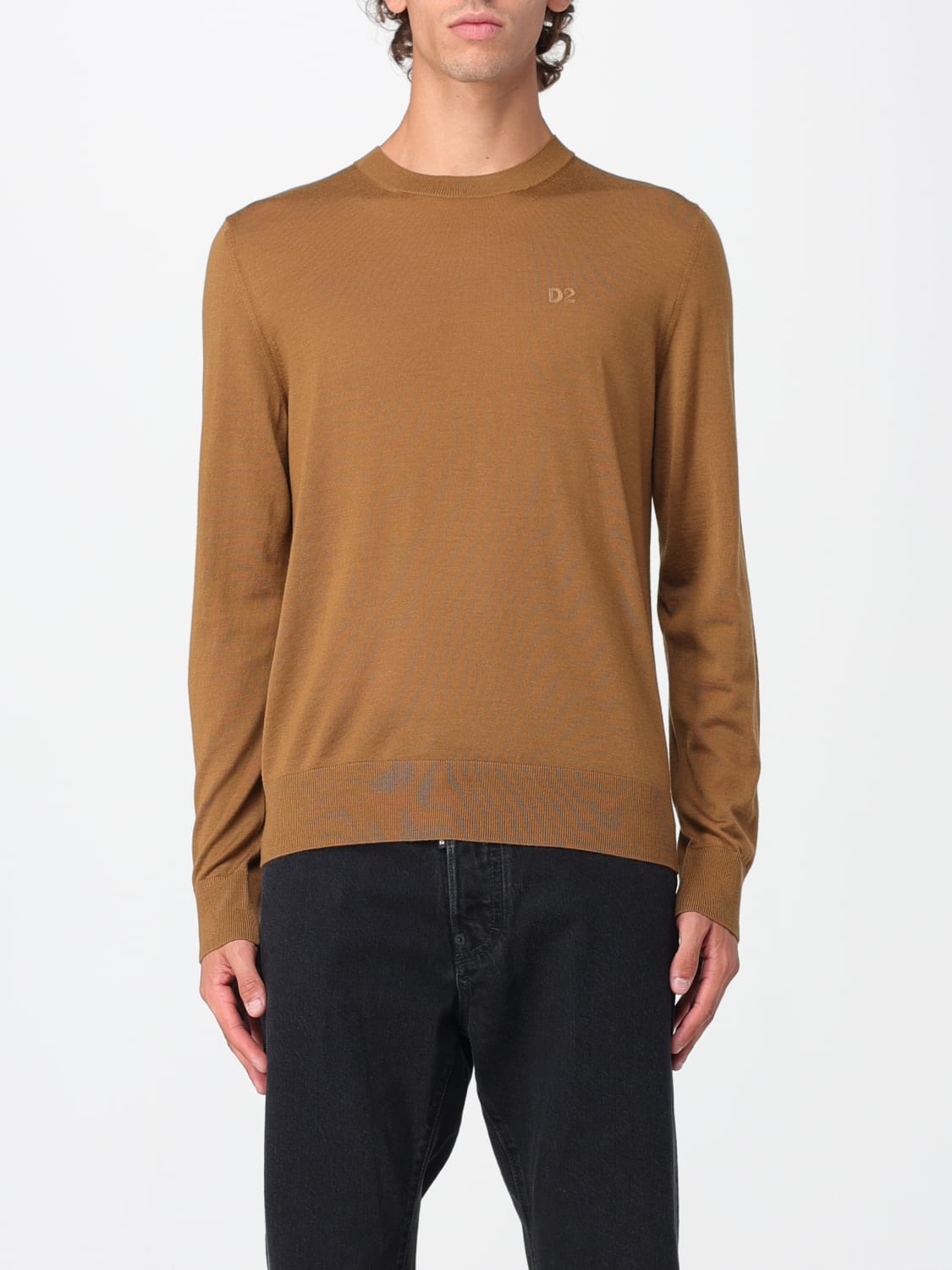 DSQUARED2 SWEATER: Sweater men Dsquared2, Brown - Img 1