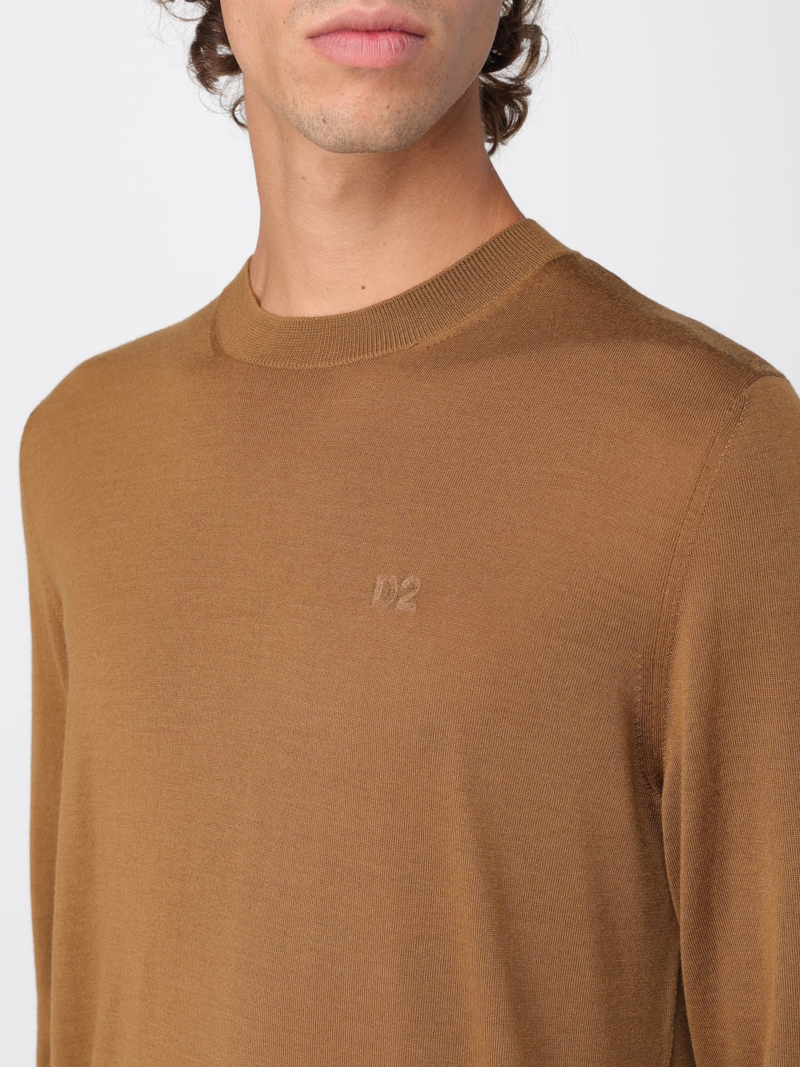 DSQUARED2 SWEATER: Sweater men Dsquared2, Brown - Img 4