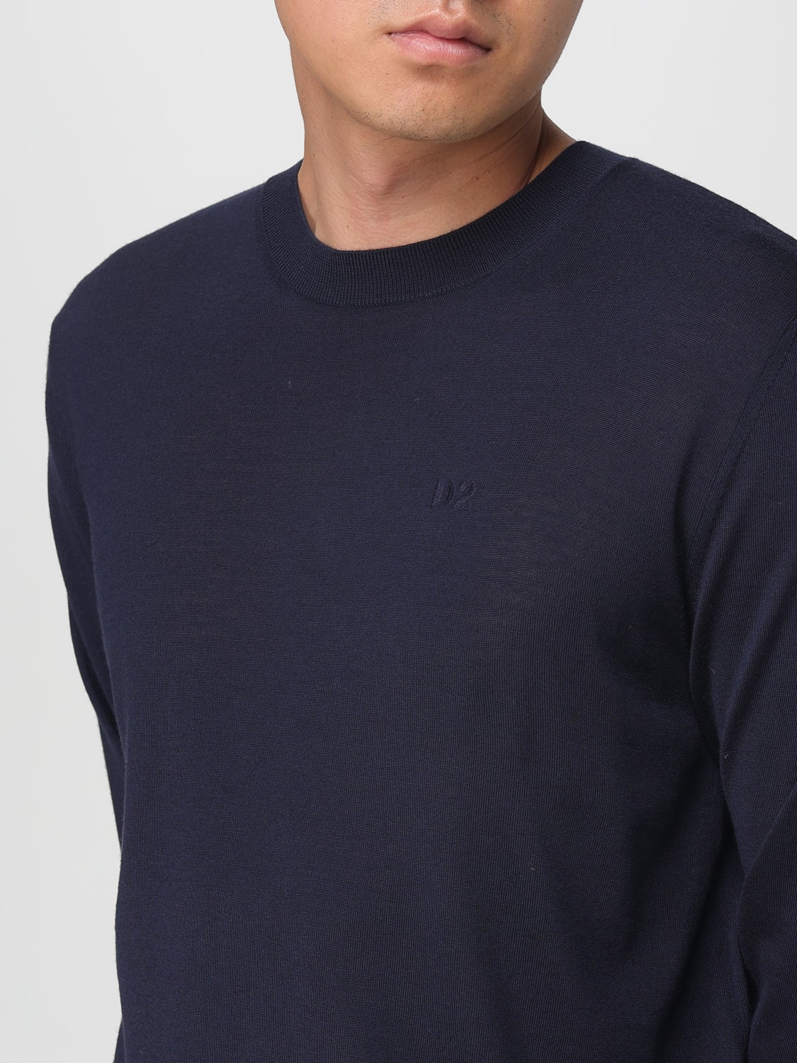 DSQUARED2 SWEATER: Sweater men Dsquared2, Navy - Img 3