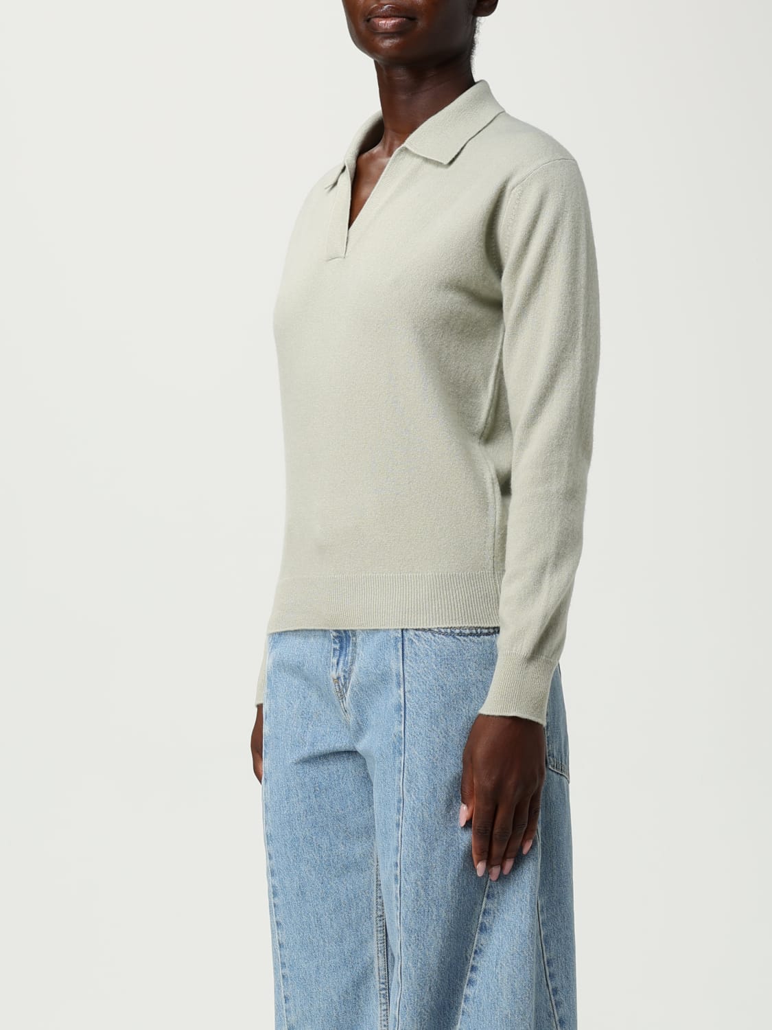 MAISON MARGIELA POLO: Jersey mujer Maison Margiela, Verde - Img 4