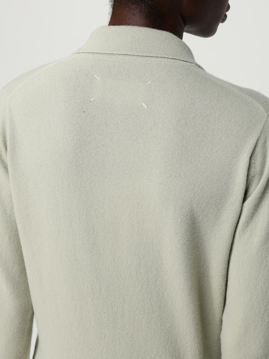 MAISON MARGIELA POLO: Jersey mujer Maison Margiela, Verde - Img 5