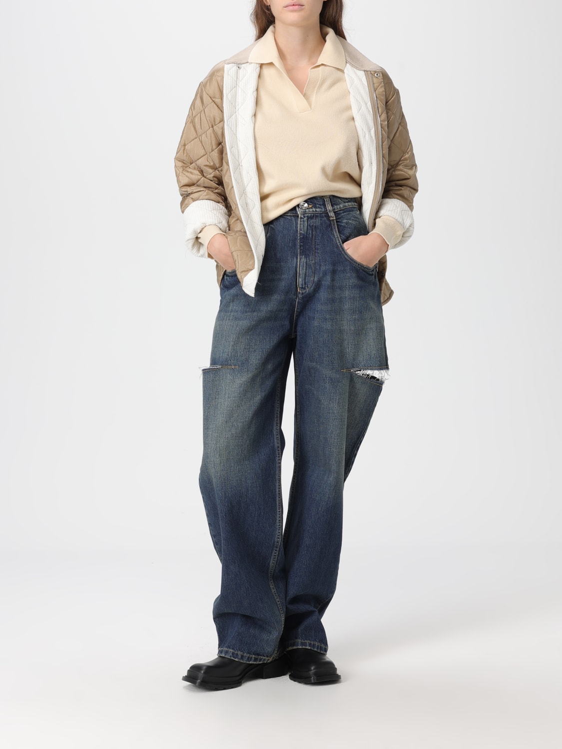 MAISON MARGIELA POLO: Jersey mujer Maison Margiela, Mantequilla - Img 2