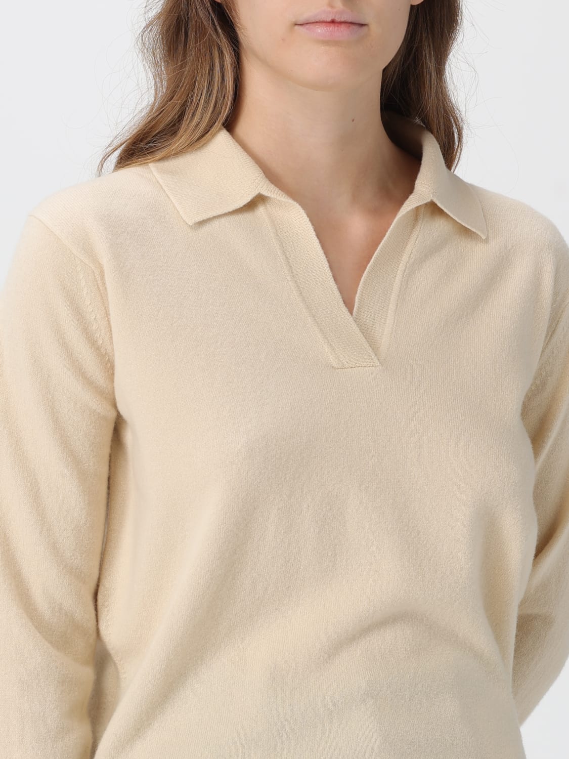 MAISON MARGIELA POLO: Jersey mujer Maison Margiela, Mantequilla - Img 5