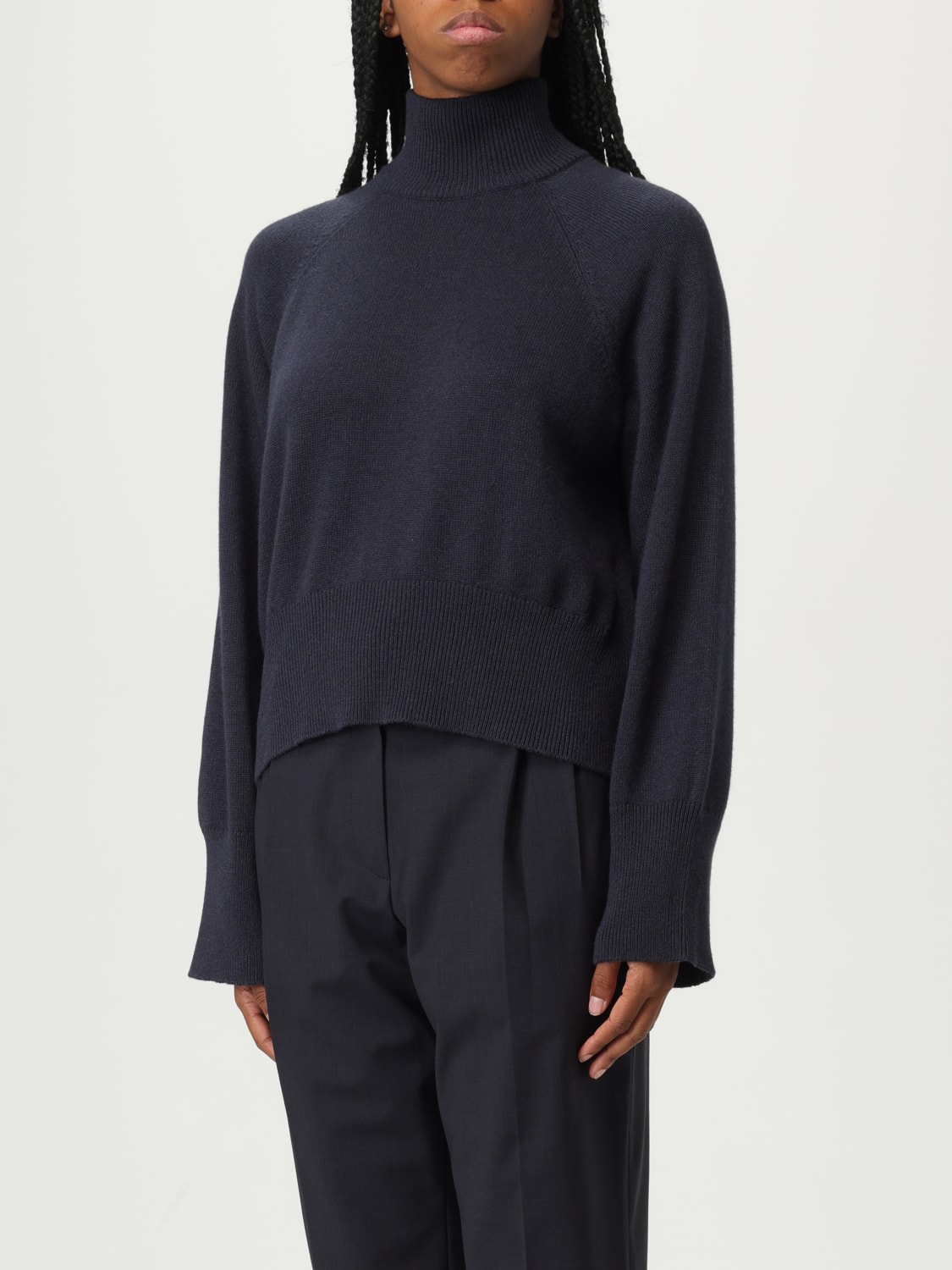 BRUNELLO CUCINELLI PULL: Pull femme Brunello Cucinelli, Bleu - Img 4