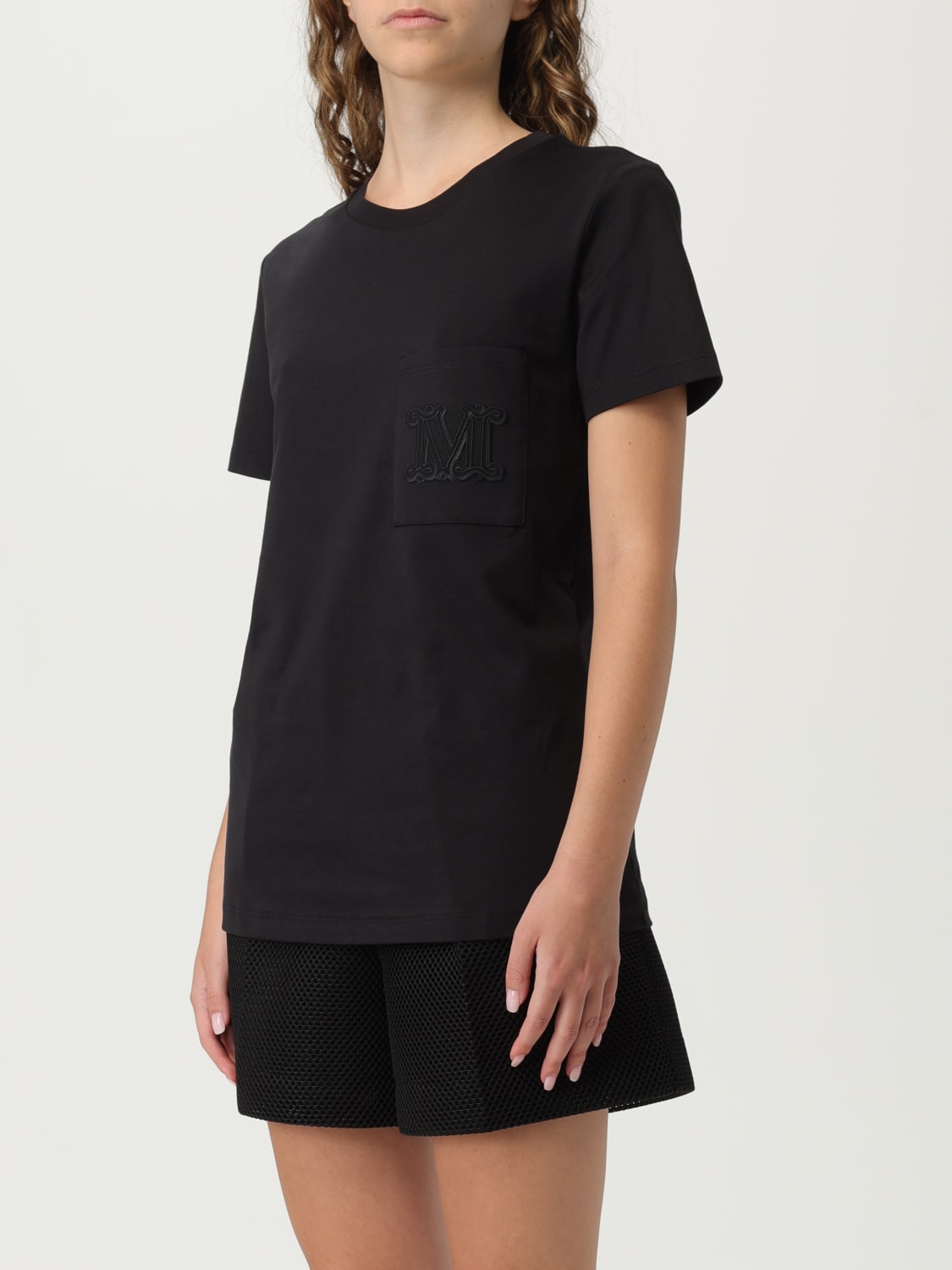 MAX MARA T-SHIRT: T-shirt damen Max Mara, Schwarz - Img 4