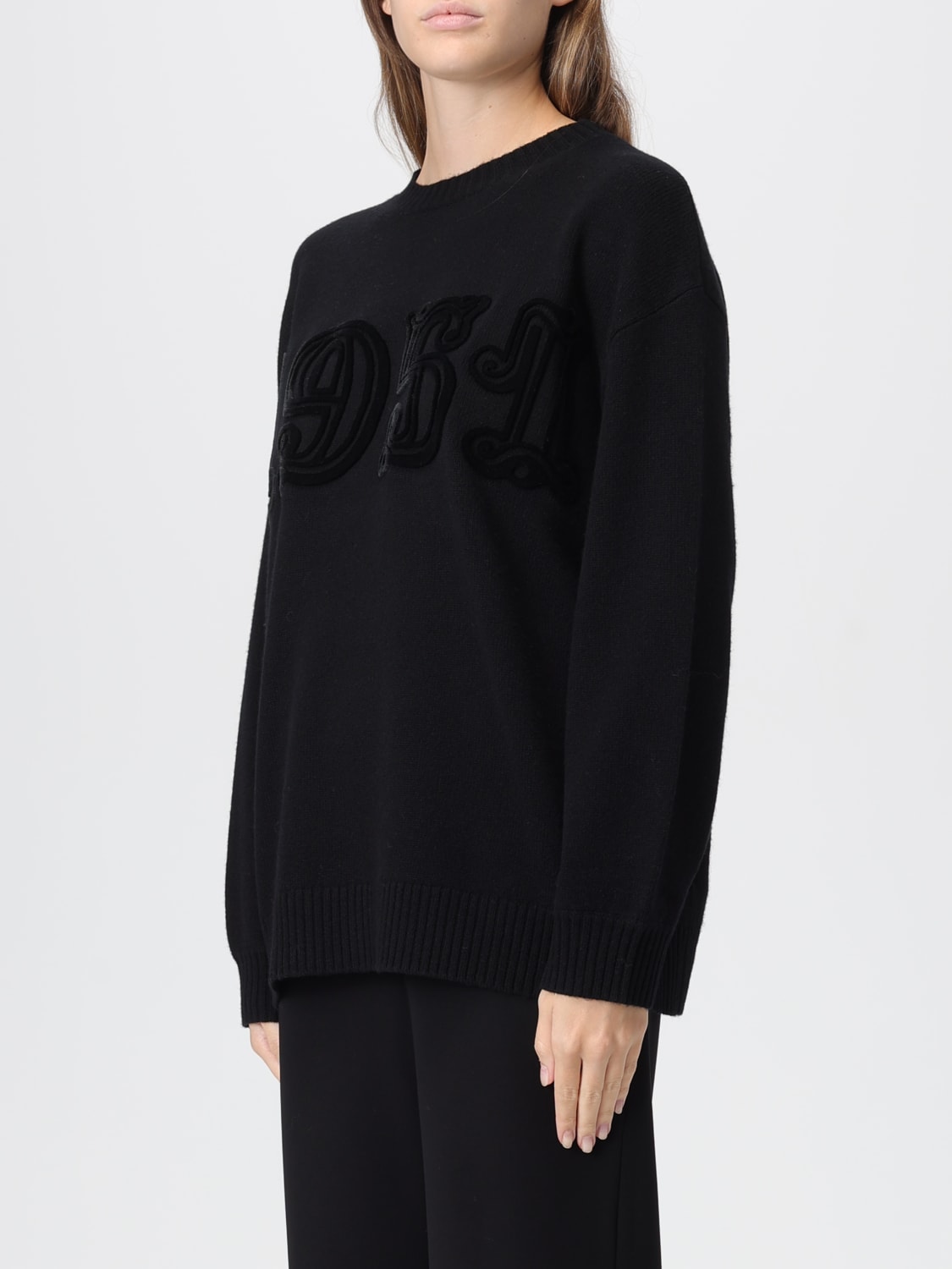 MAX MARA T-SHIRTS: T-shirt in cotone con monogramma 's Max Mara, Salvia - Img 4