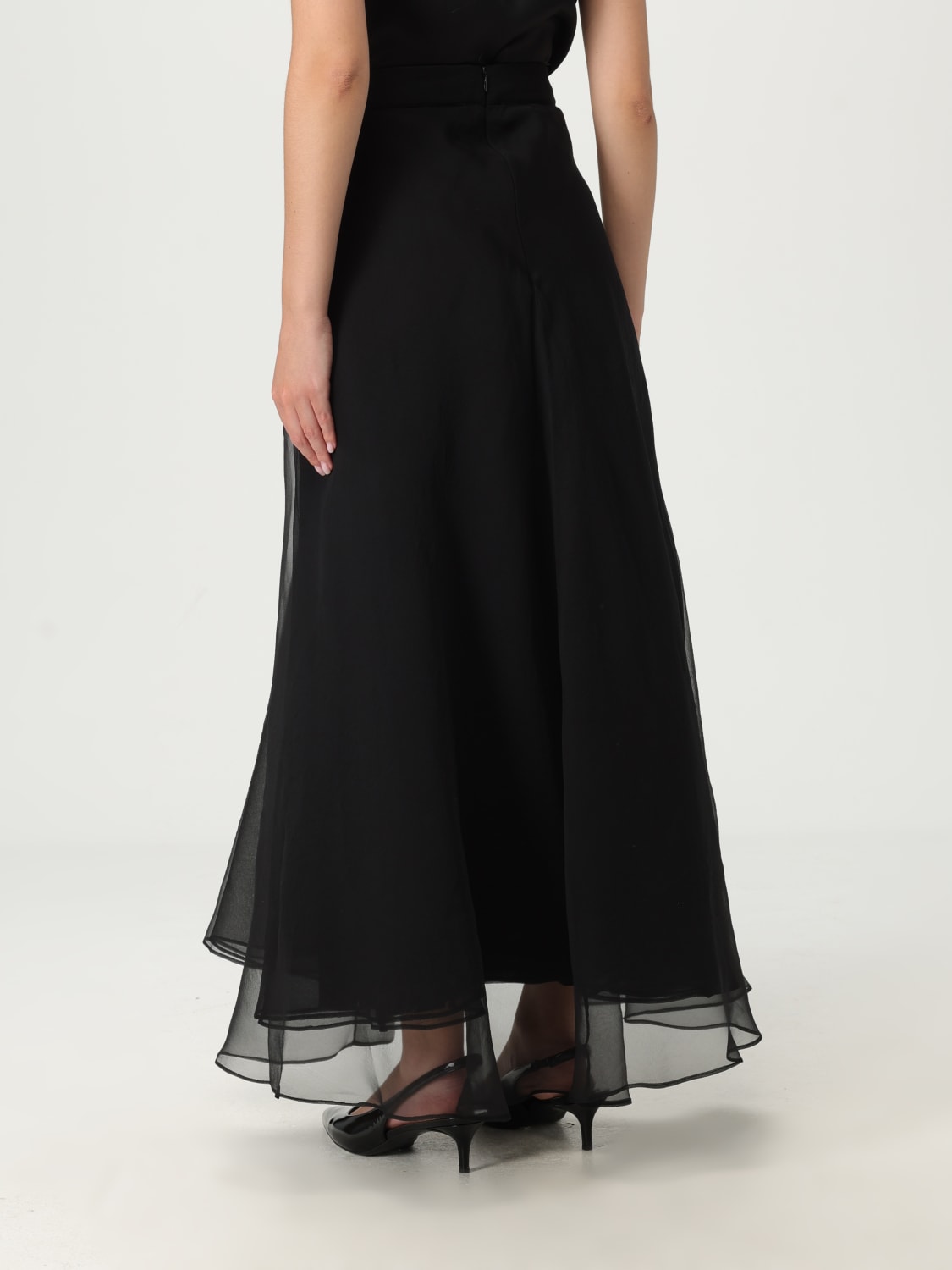 BRUNELLO CUCINELLI SKIRT: Skirt woman Brunello Cucinelli, Black - Img 2