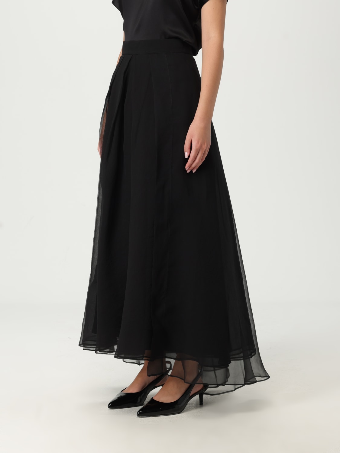 BRUNELLO CUCINELLI SKIRT: Skirt woman Brunello Cucinelli, Black - Img 3