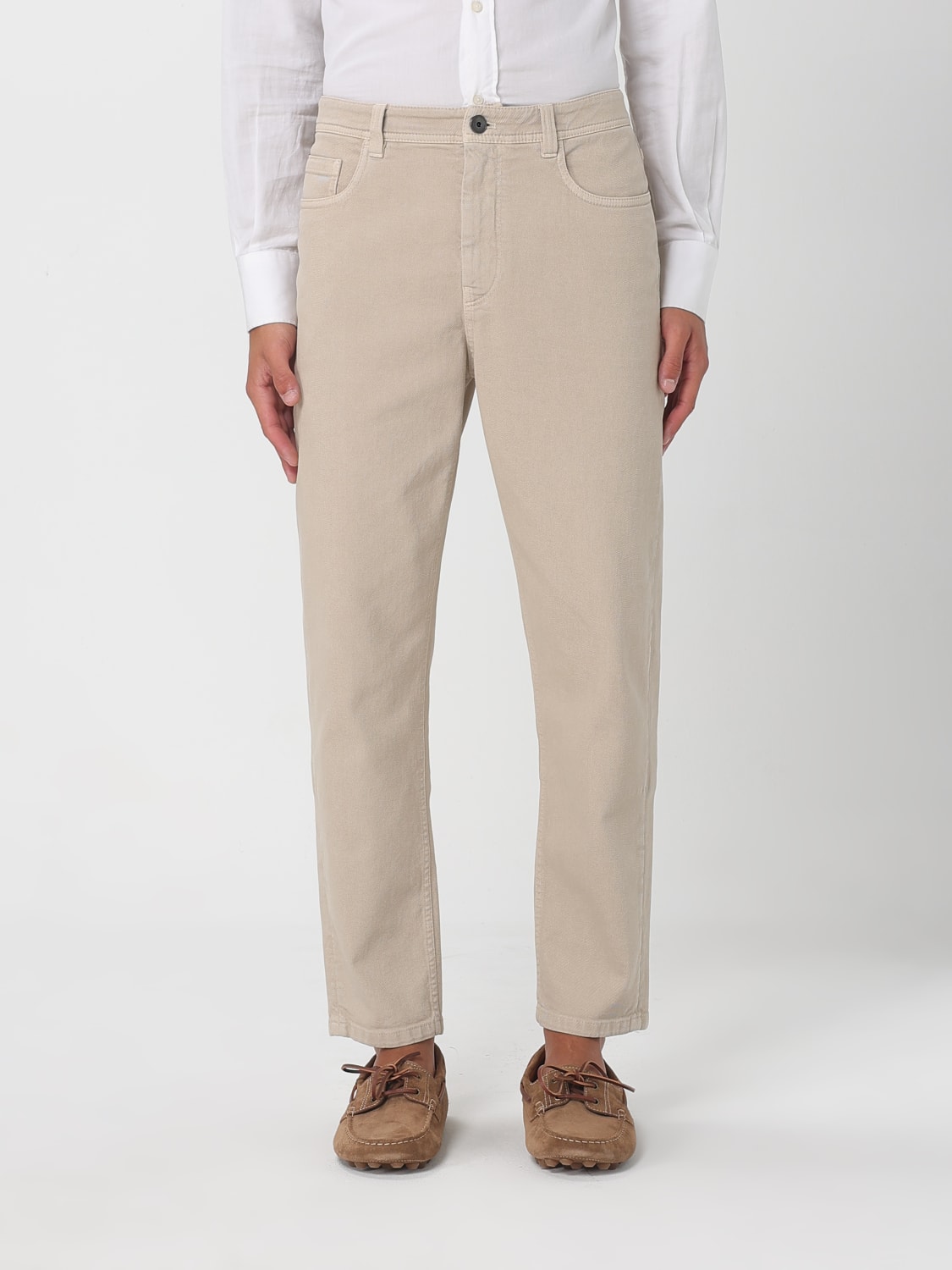 BRUNELLO CUCINELLI JEANS: Jeans men Brunello Cucinelli, Grey - Img 1