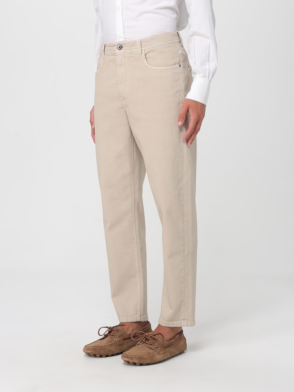 BRUNELLO CUCINELLI JEANS: Jeans men Brunello Cucinelli, Grey - Img 4