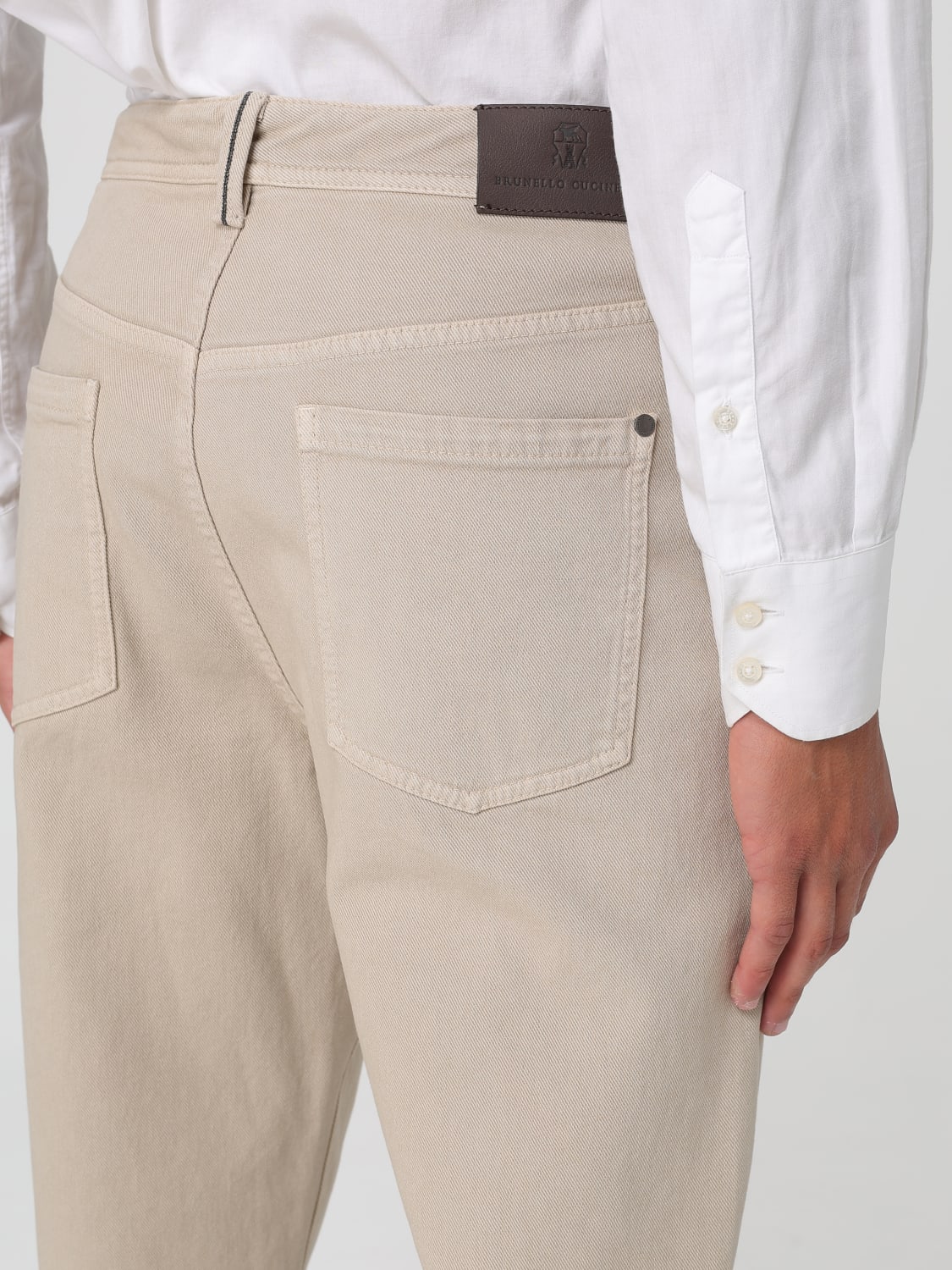 BRUNELLO CUCINELLI JEANS: Jeans men Brunello Cucinelli, Grey - Img 5