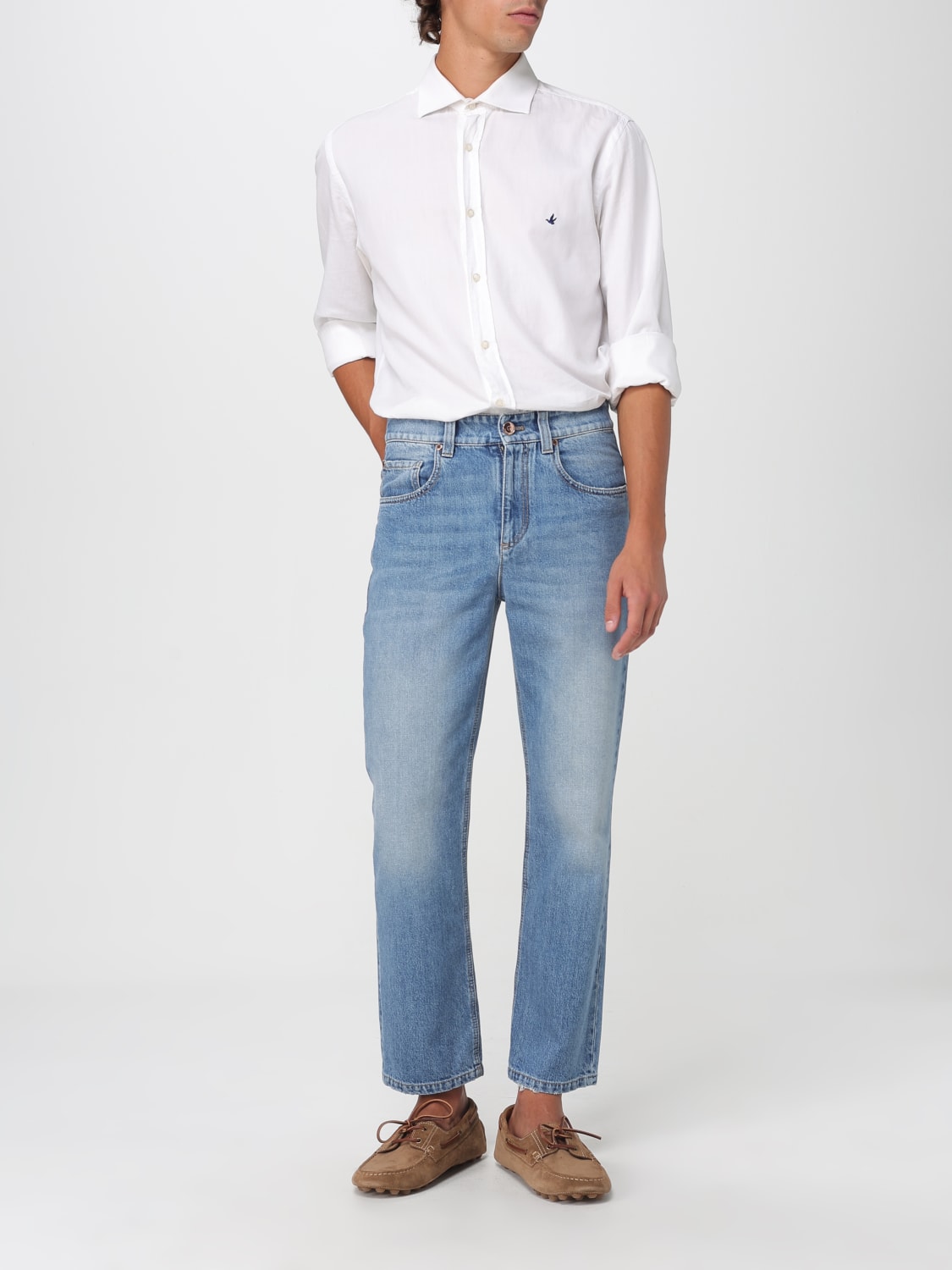 BRUNELLO CUCINELLI JEANS: Jeans men Brunello Cucinelli, Blue - Img 2