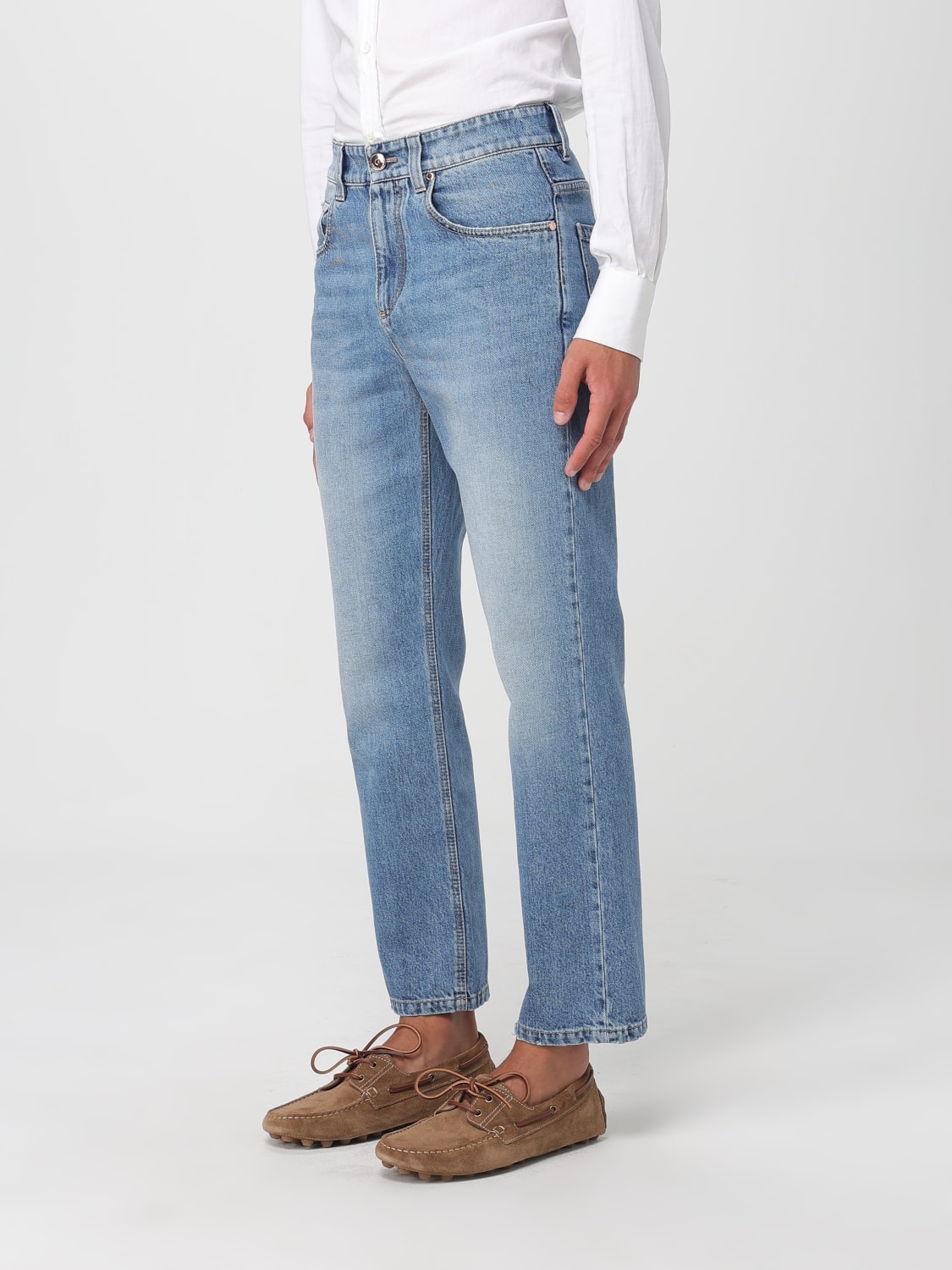 BRUNELLO CUCINELLI JEANS: Jeans men Brunello Cucinelli, Blue - Img 4