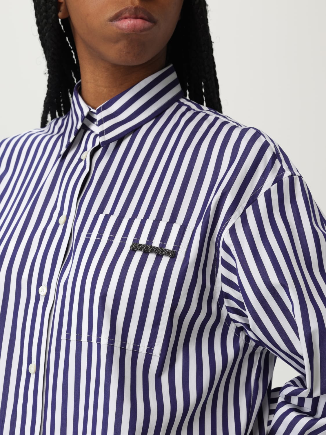 BRUNELLO CUCINELLI SHIRT: Shirt woman Brunello Cucinelli, White - Img 5