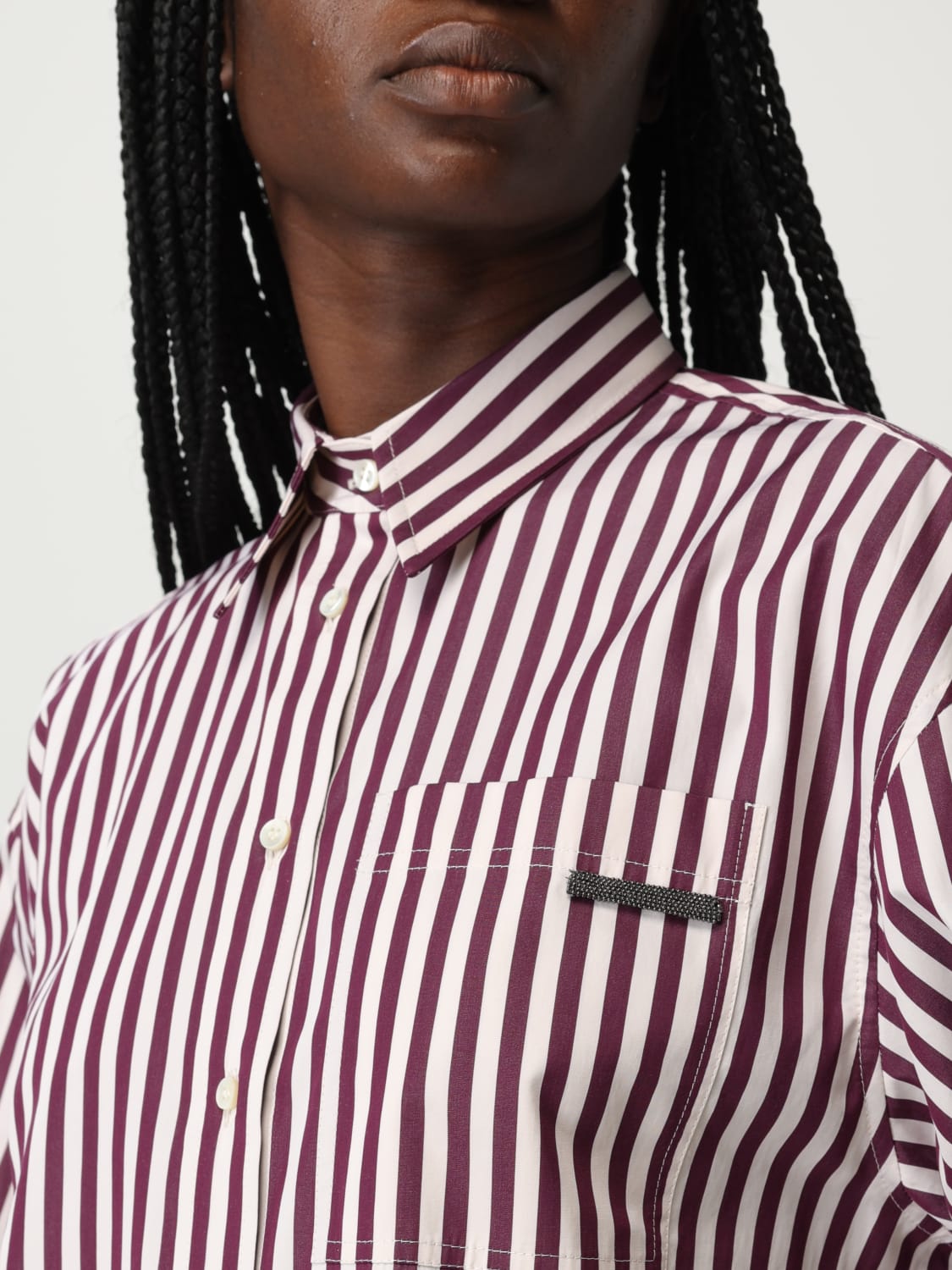 BRUNELLO CUCINELLI CAMISA: Camisa mujer Brunello Cucinelli, Nata - Img 5