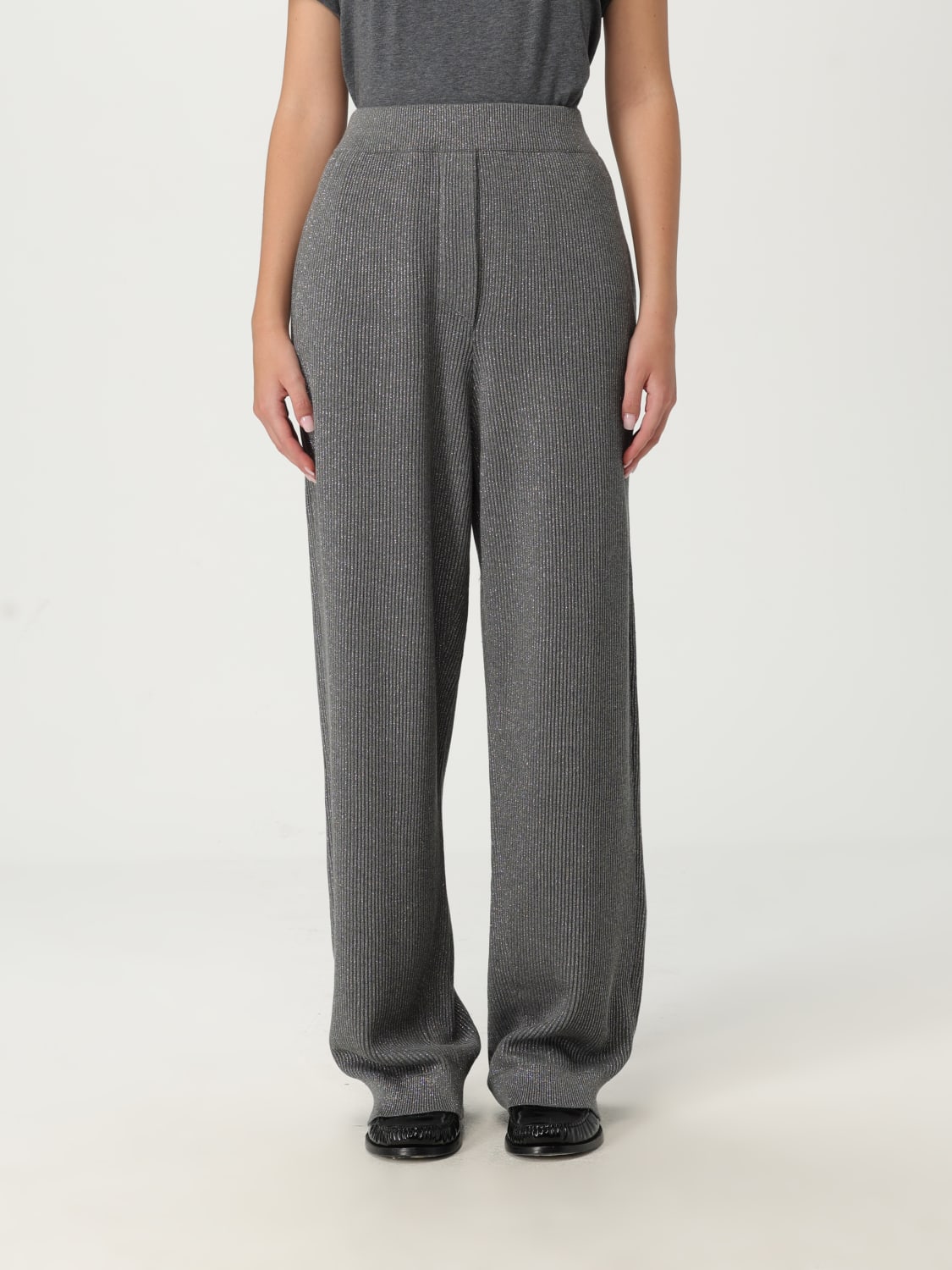 BRUNELLO CUCINELLI PANTS: Pants woman Brunello Cucinelli, Grey - Img 1