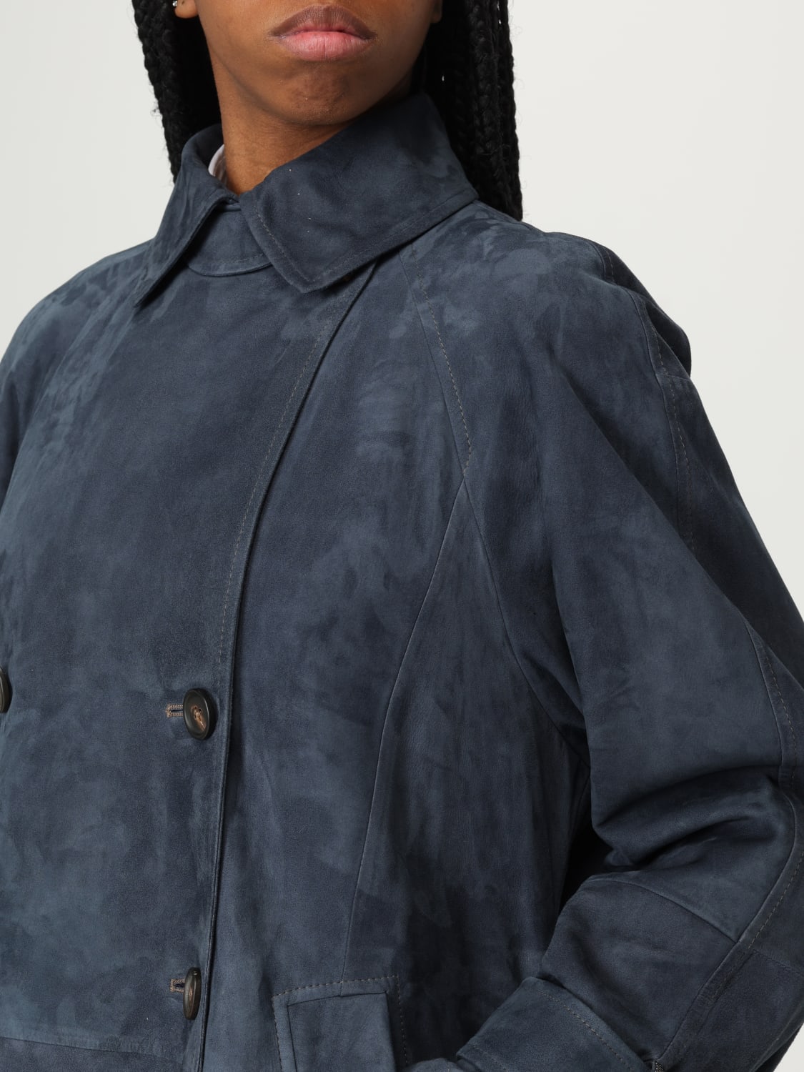 BRUNELLO CUCINELLI VESTE: Veste femme Brunello Cucinelli, Denim - Img 5