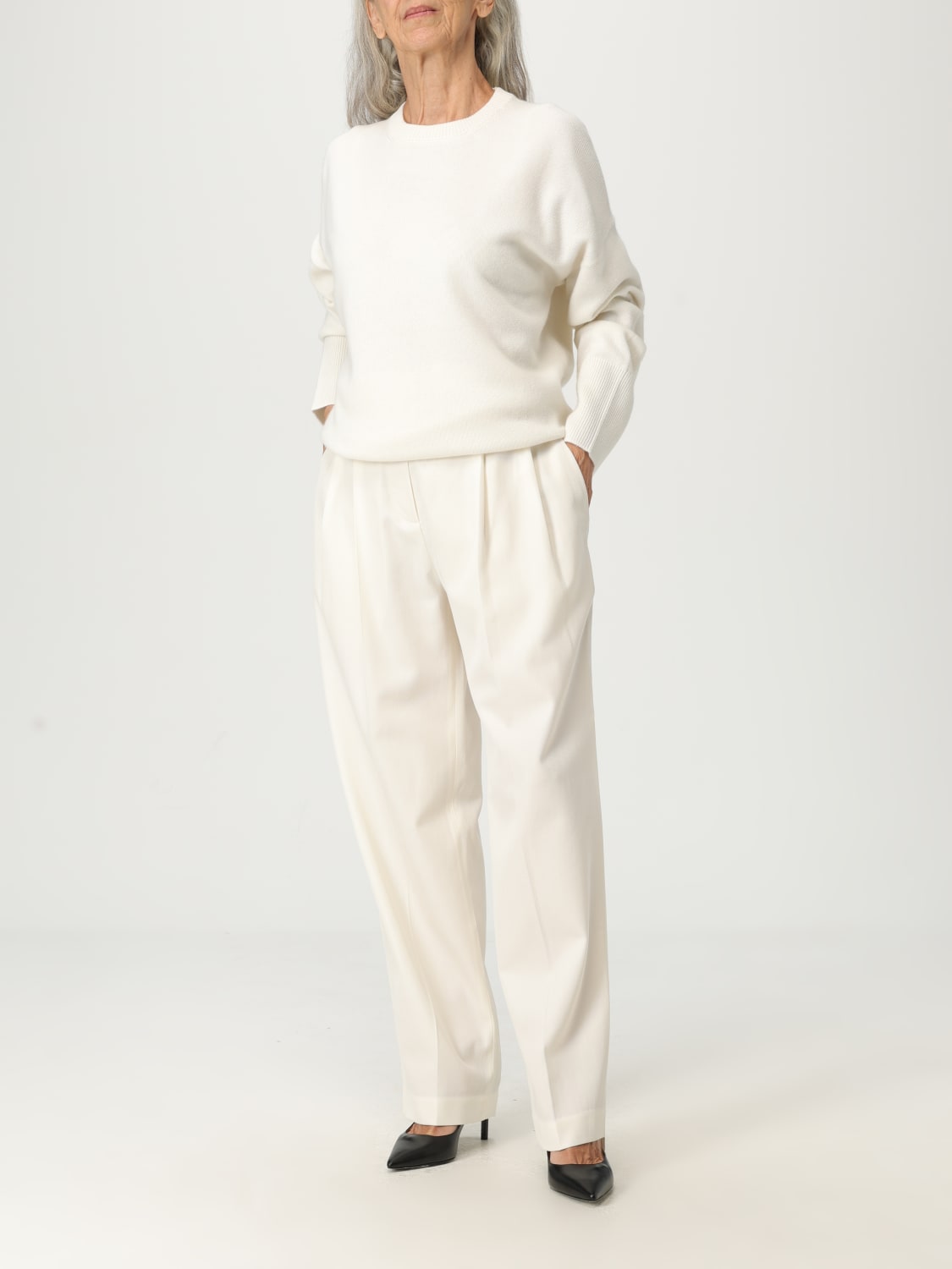 BRUNELLO CUCINELLI PULL: Pull femme Brunello Cucinelli, Beige - Img 2