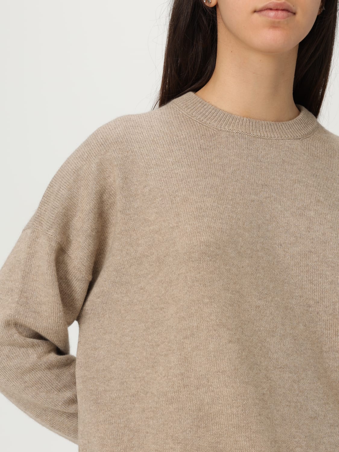 BRUNELLO CUCINELLI SWEATER: Sweater woman Brunello Cucinelli, Brown - Img 5