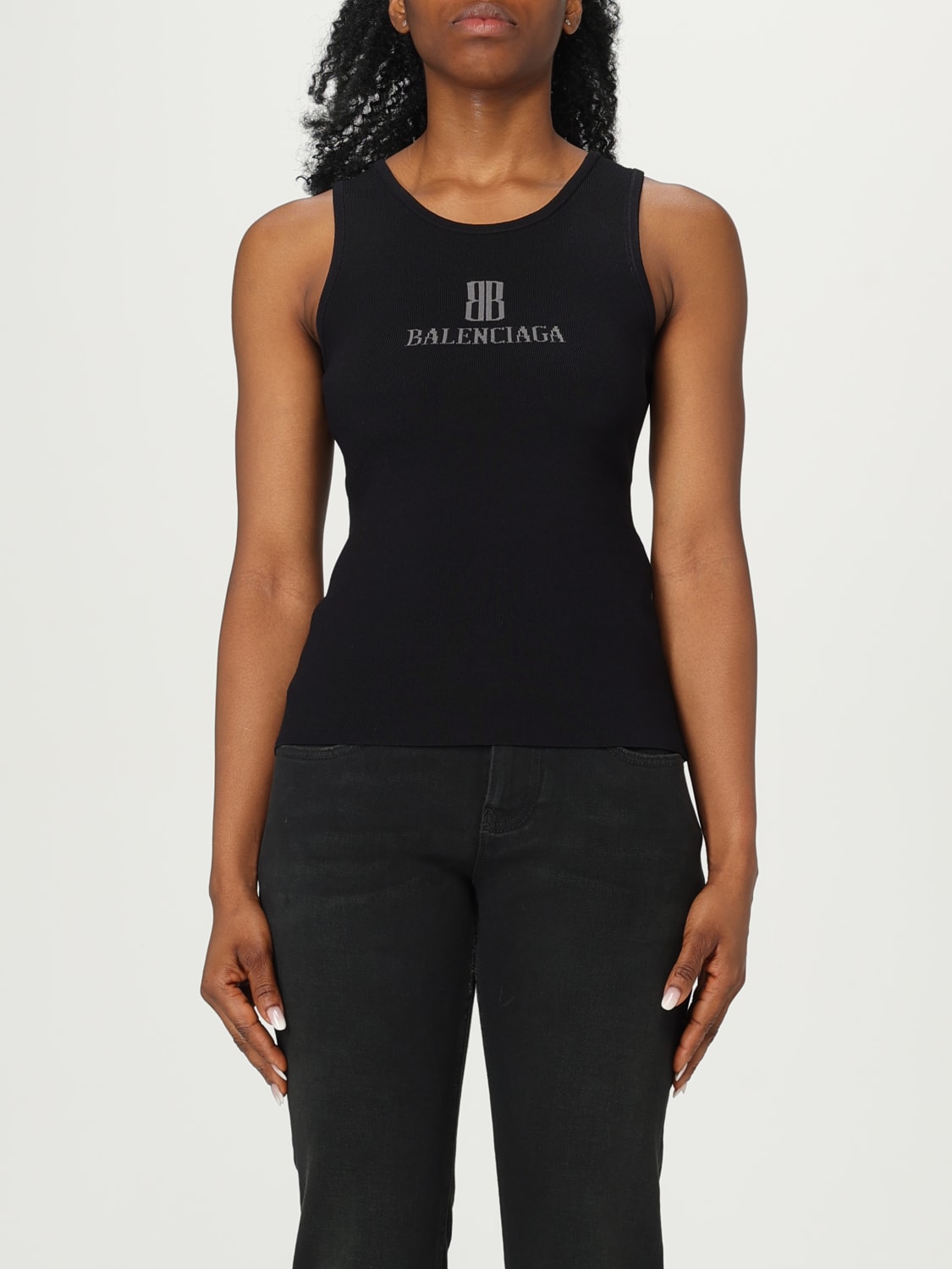BALENCIAGA T-SHIRT: T-shirt woman Balenciaga, Black - Img 1