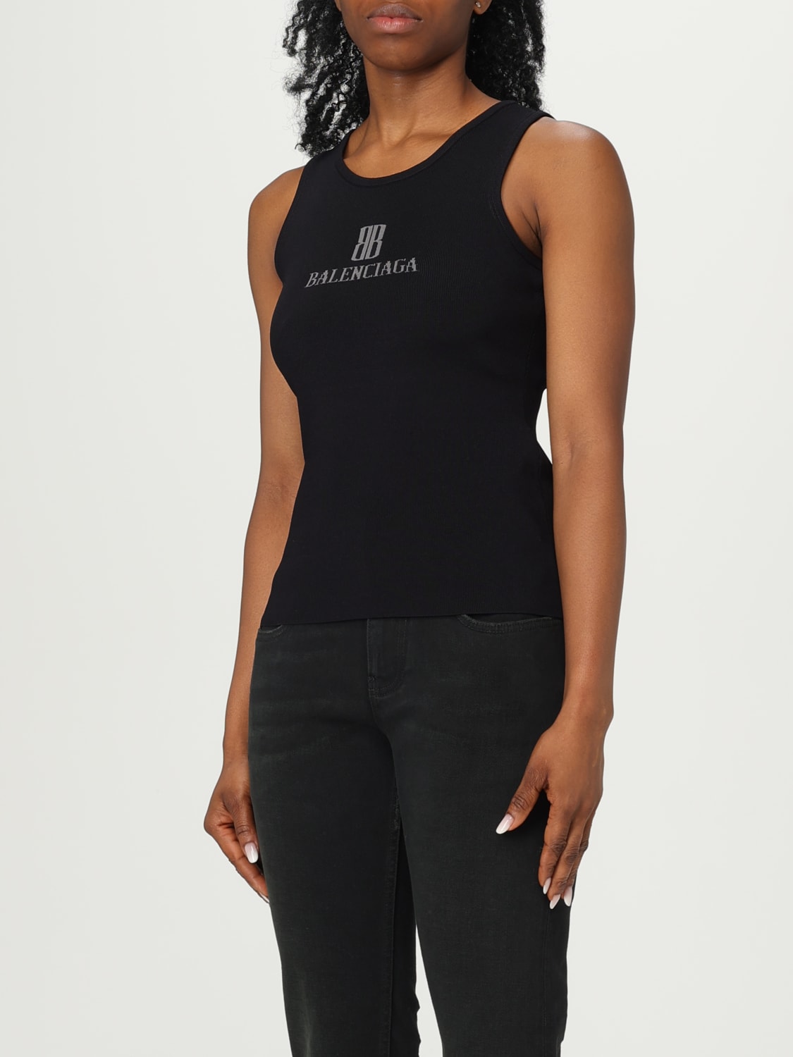 BALENCIAGA T-SHIRT: T-shirt woman Balenciaga, Black - Img 4