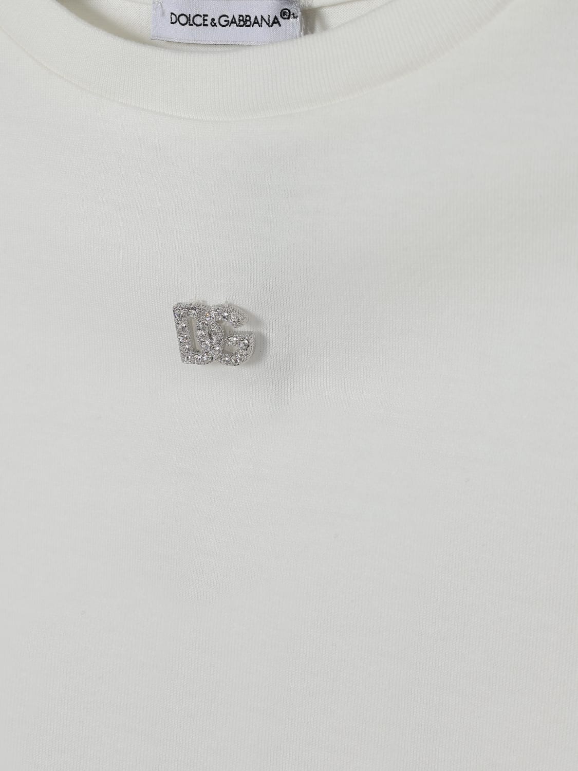 DOLCE & GABBANA T-SHIRT: T-shirt kinder Dolce & Gabbana, Weiß - Img 3