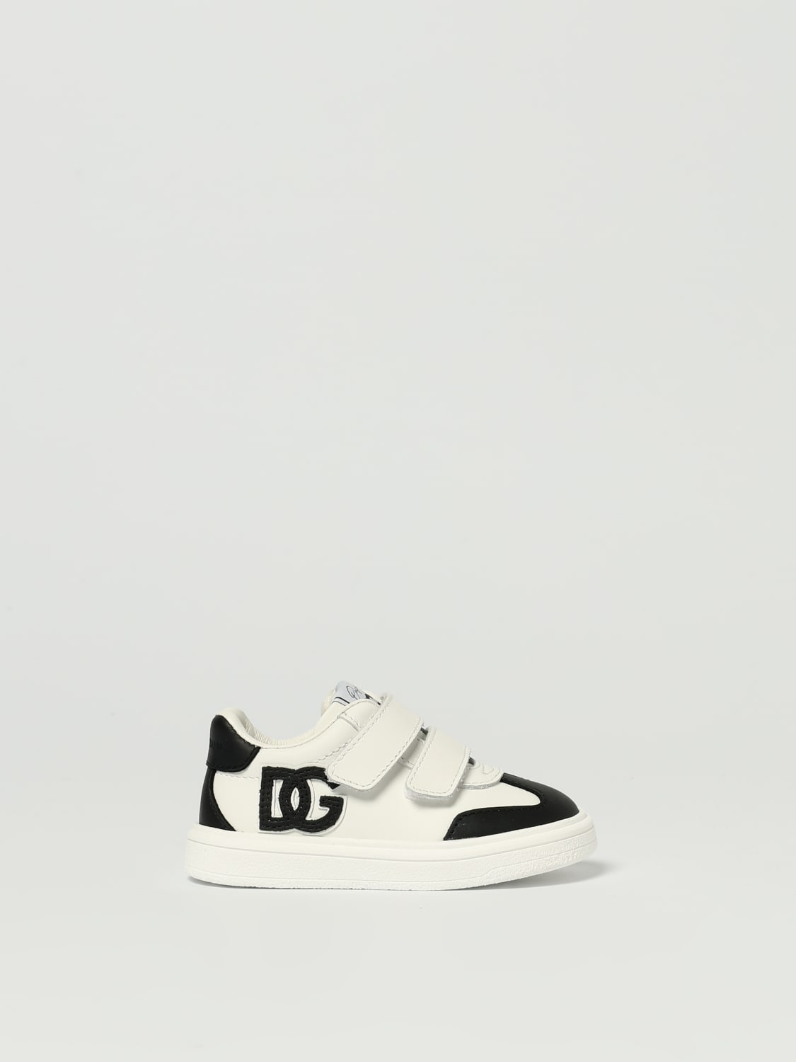 DOLCE & GABBANA BASKETS: Chaussures enfant Dolce & Gabbana, Blanc - Img 1