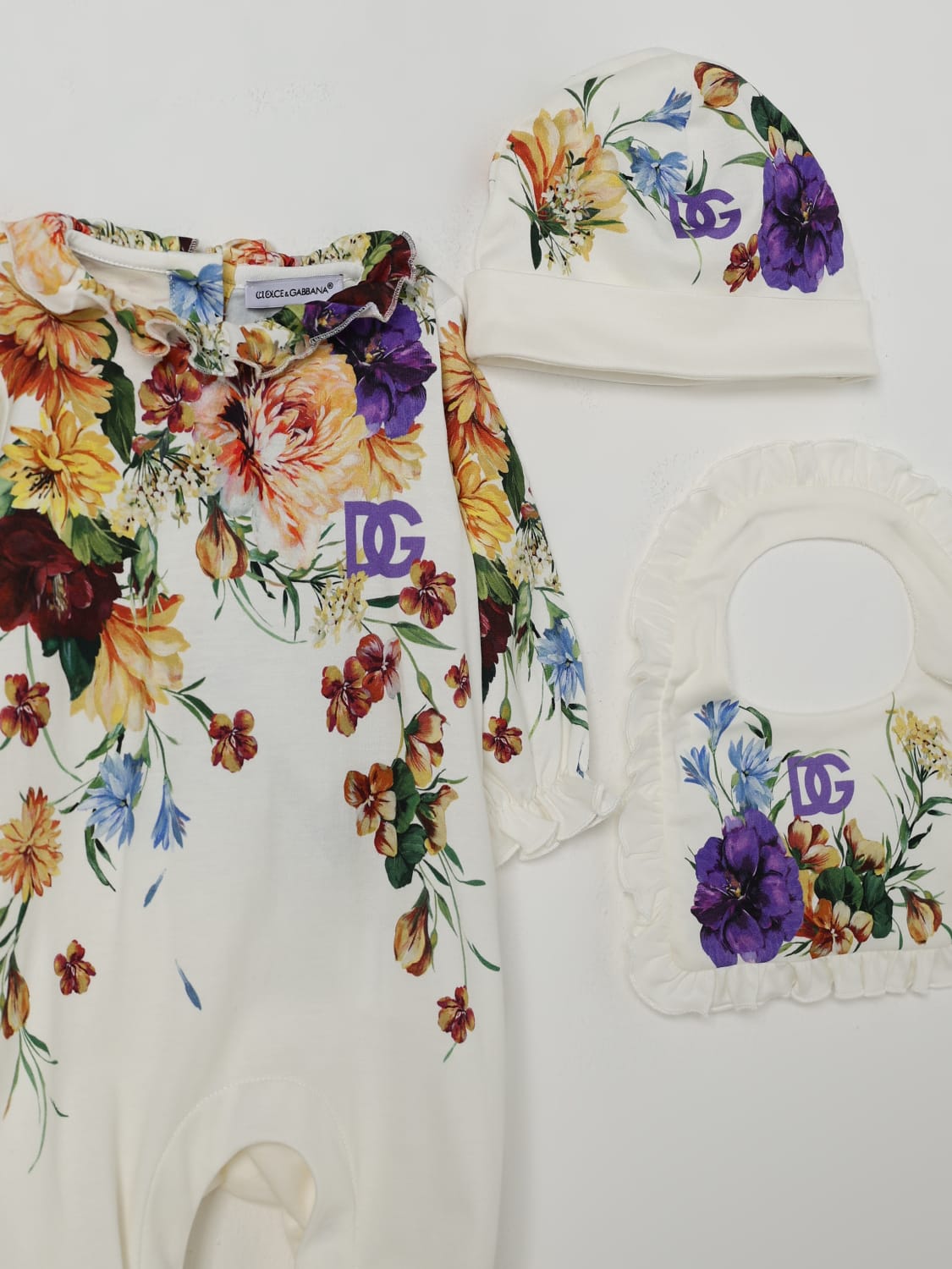 DOLCE & GABBANA JUMPSUIT: Tracksuits kids Dolce & Gabbana, Multicolor - Img 3