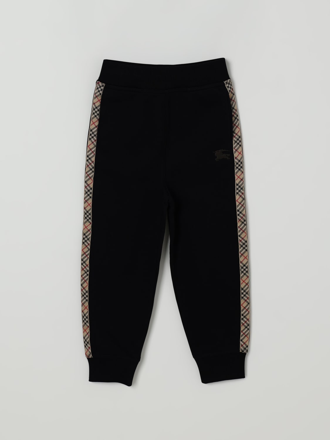 BURBERRY PANTS: Pants kids Burberry, Black - Img 1