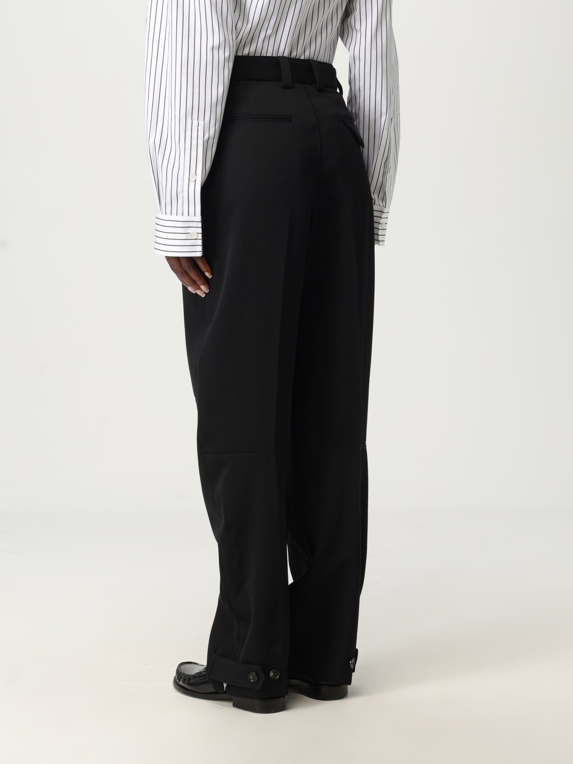 BOTTEGA VENETA PANTS: Pants woman Bottega Veneta, Black - Img 2