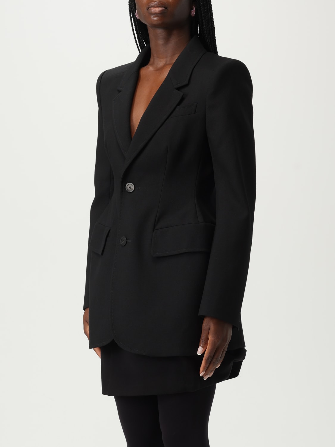 BALENCIAGA JACKET: Blazer woman Balenciaga, Black - Img 4