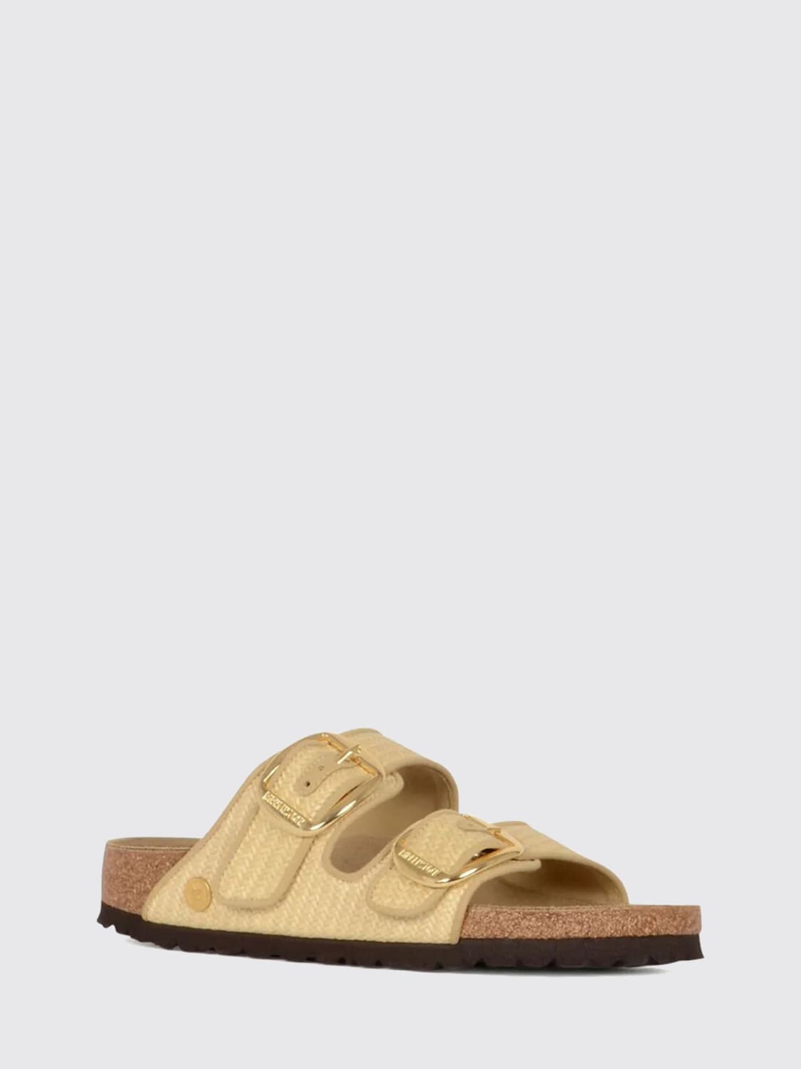 BIRKENSTOCK 高跟凉鞋: 平跟凉鞋 女士 Birkenstock, 米色 - Img 2