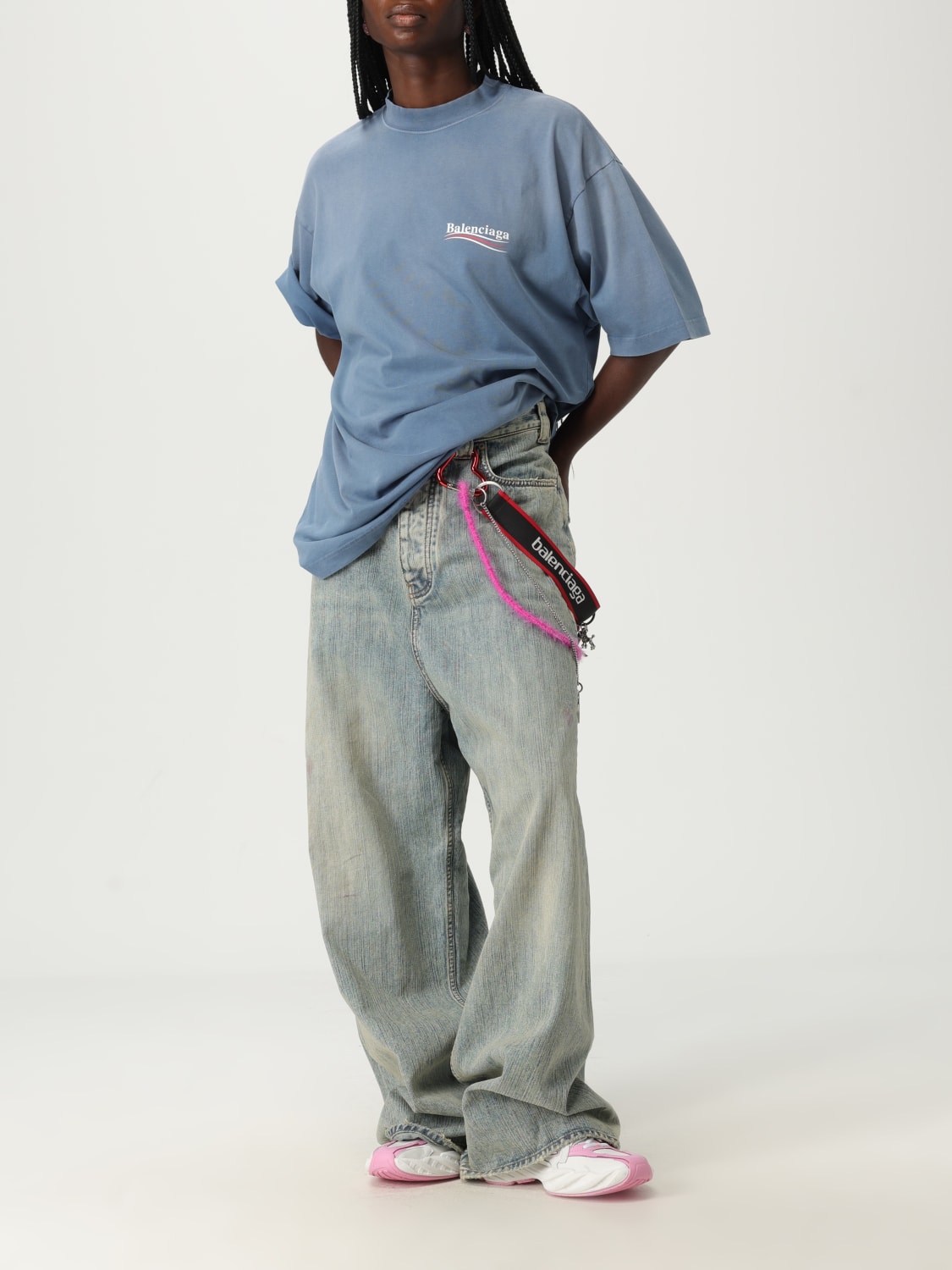 デニム・ジーパン BALENCIAGA Woman Jeans Denim 831693TNW65 5760 BALENCIAGA: Pants woman - Denim | Balenciaga jeans