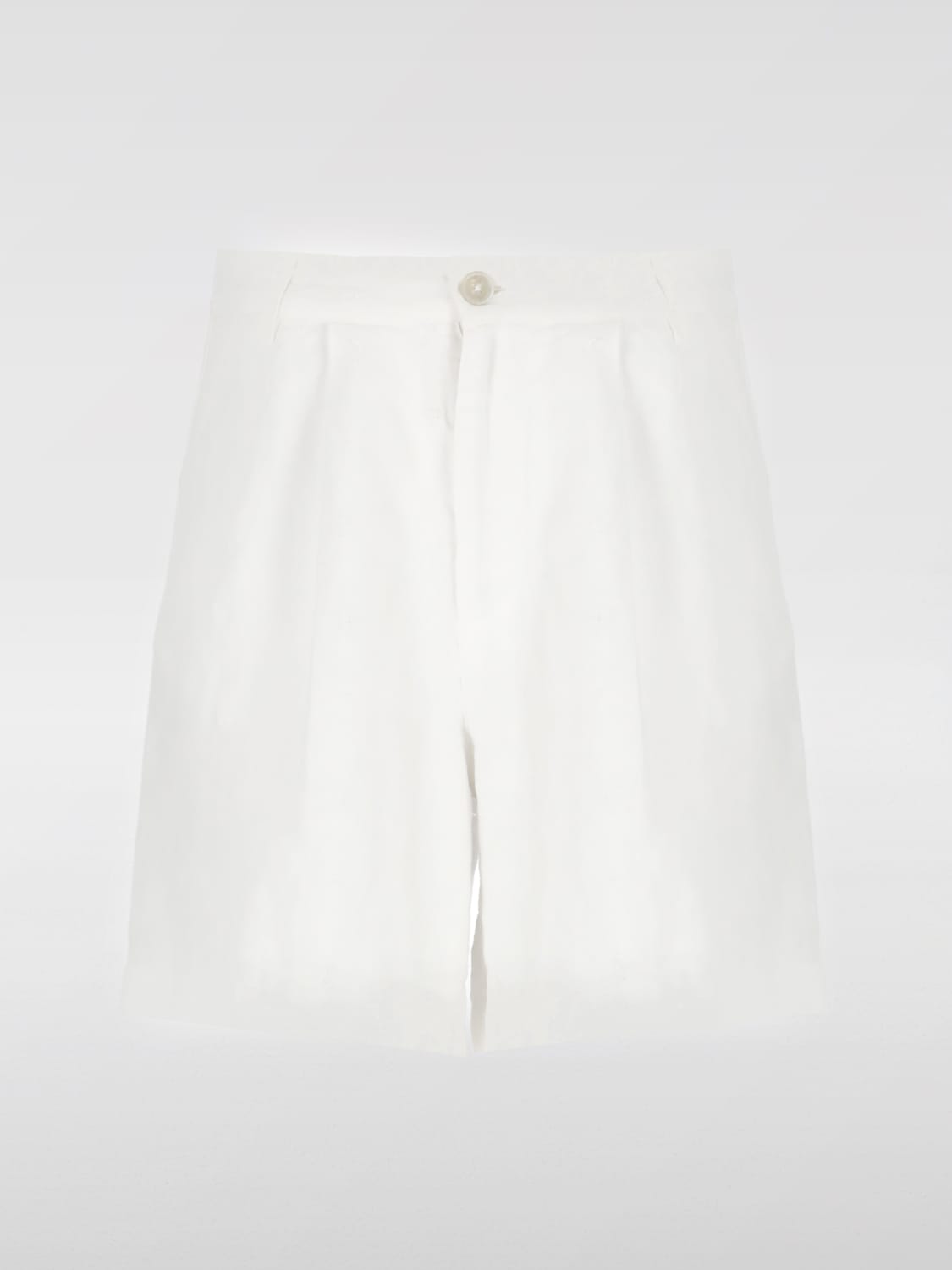 ショートパンツ 120% LINO Woman Short White 32ALBLIW29Q2000G331S00 S0050R 120% LINO: Short woman - White | 120% Lino short