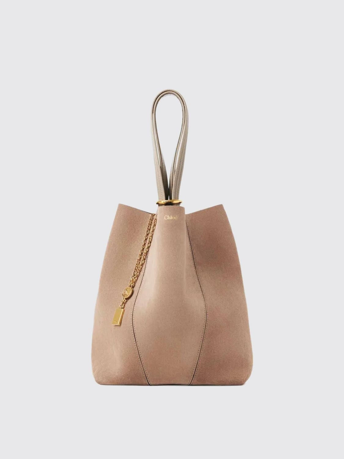 CHLOÉ TOTE BAG: Handbag woman ChloÉ, Grey - Img 4