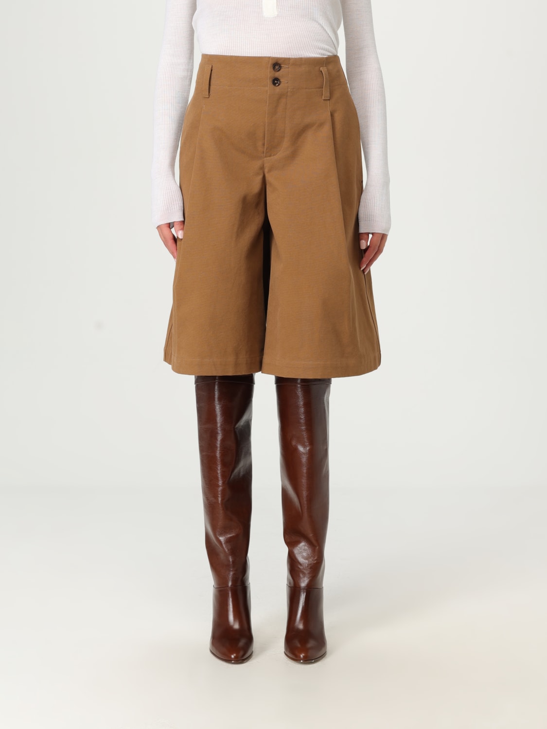 CHLOÉ SHORTS: Rock damen ChloÉ, Braun - Img 1