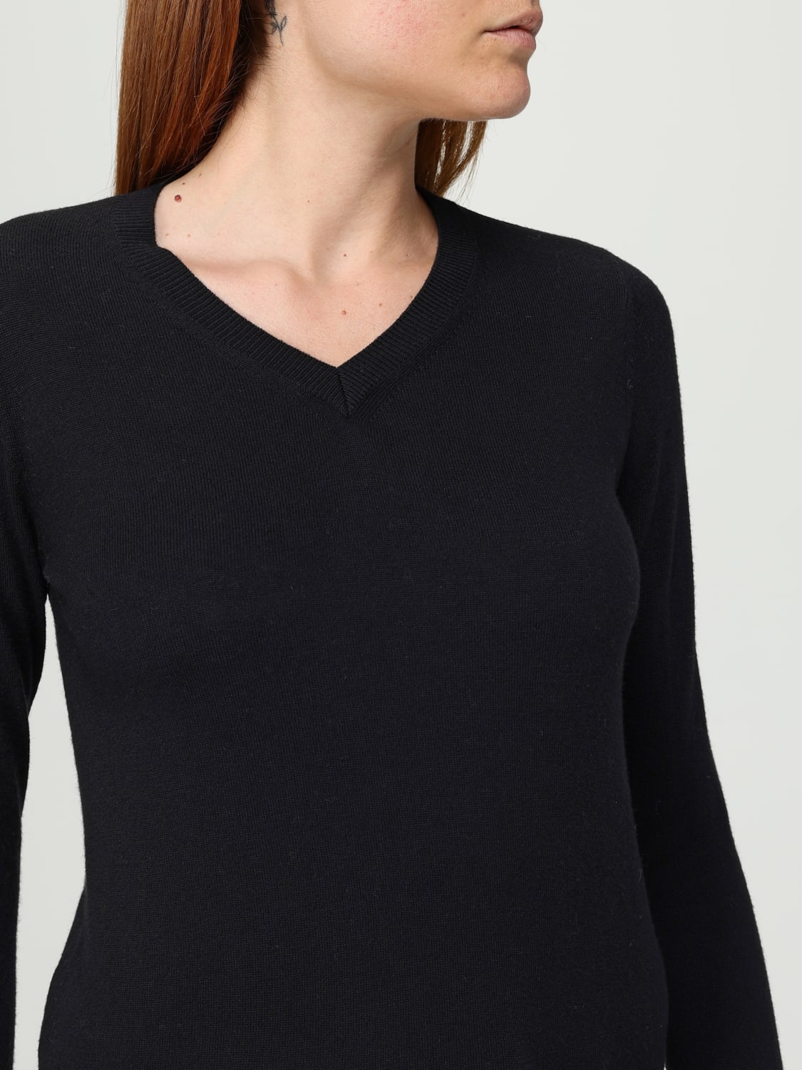 'S MAX MARA JERSEY: Jersey mujer 's Max Mara, Negro - Img 5