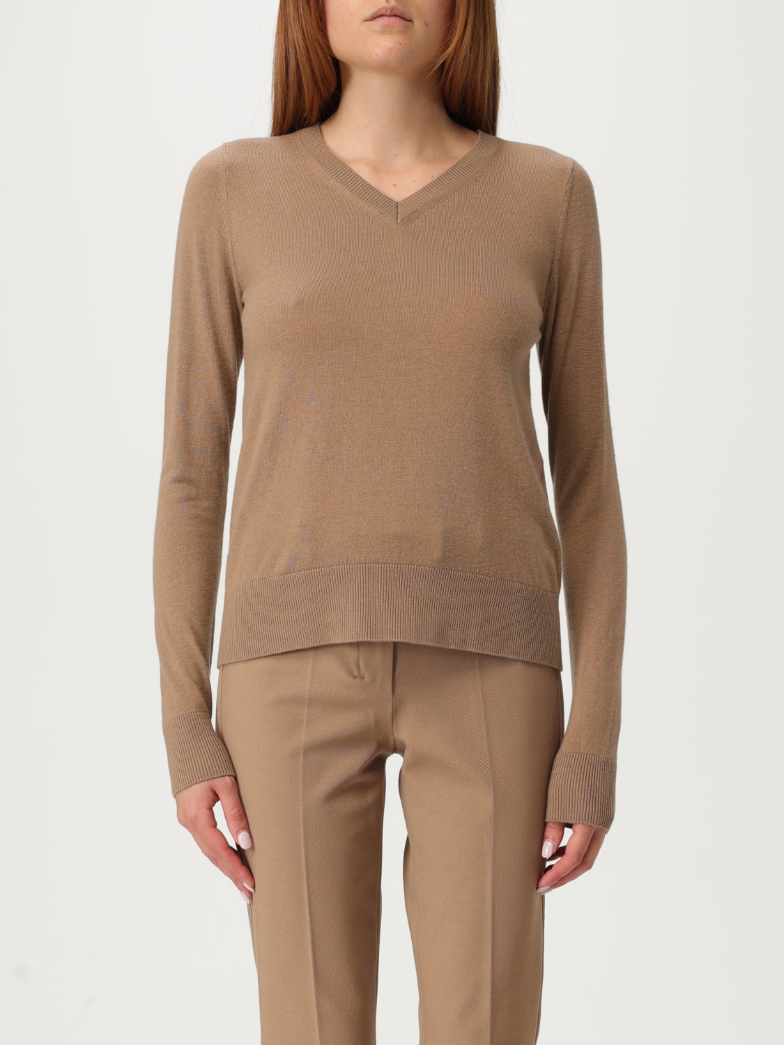 'S MAX MARA PULLOVER: Pullover damen 's Max Mara, Camel - Img 1