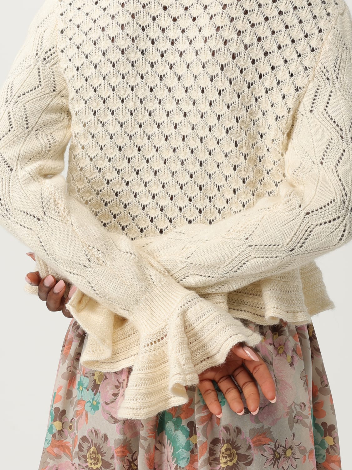 CHLOÉ SWEATER: Sweater woman ChloÉ, White - Img 5