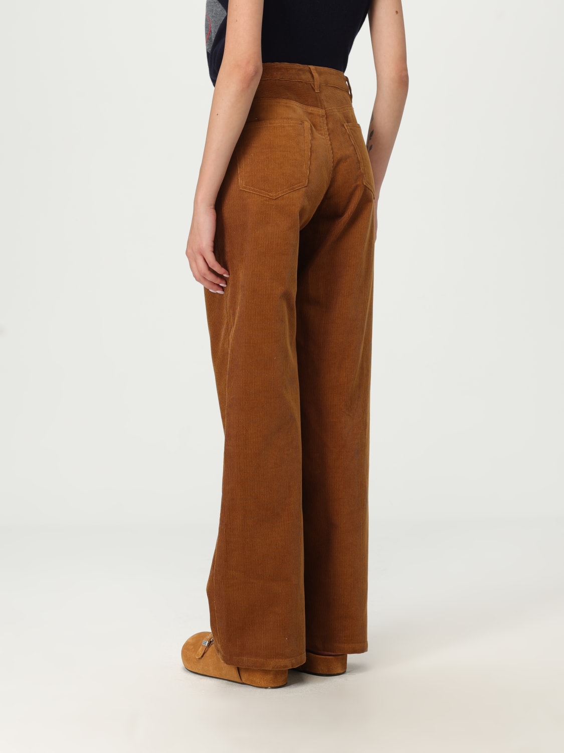 A.P.C. PANTS: Pants woman A.P.C., Brown - Img 3