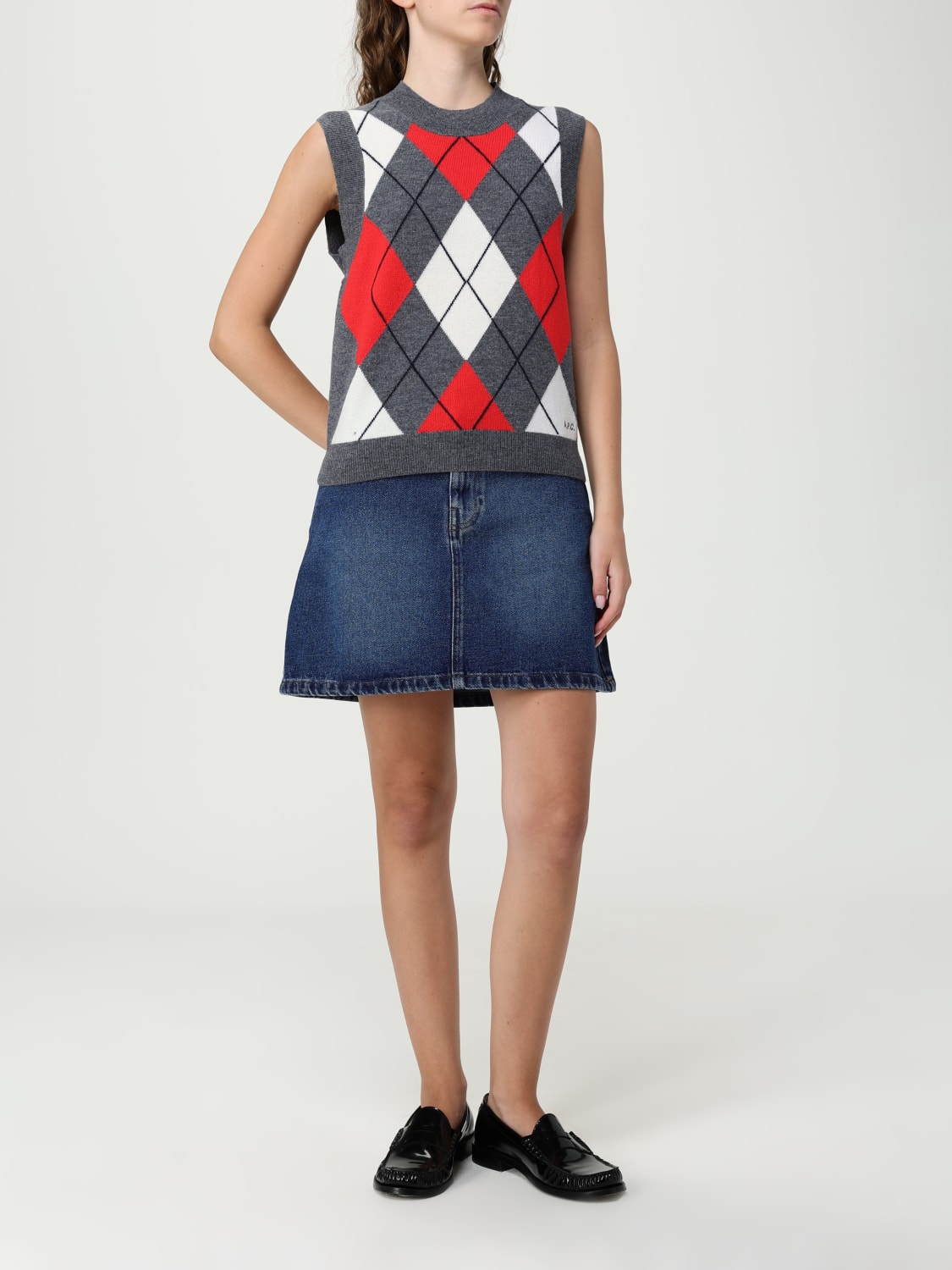 A.P.C. ROCK: Rock damen A.P.C., Blau - Img 2