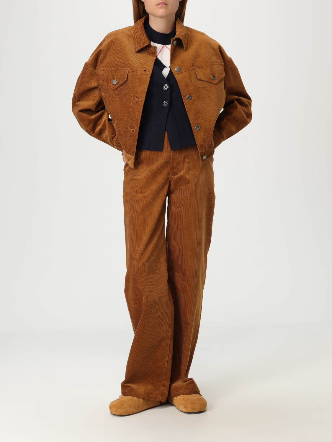 A.P.C. JACKET: Jacket woman A.P.C., Brown - Img 2