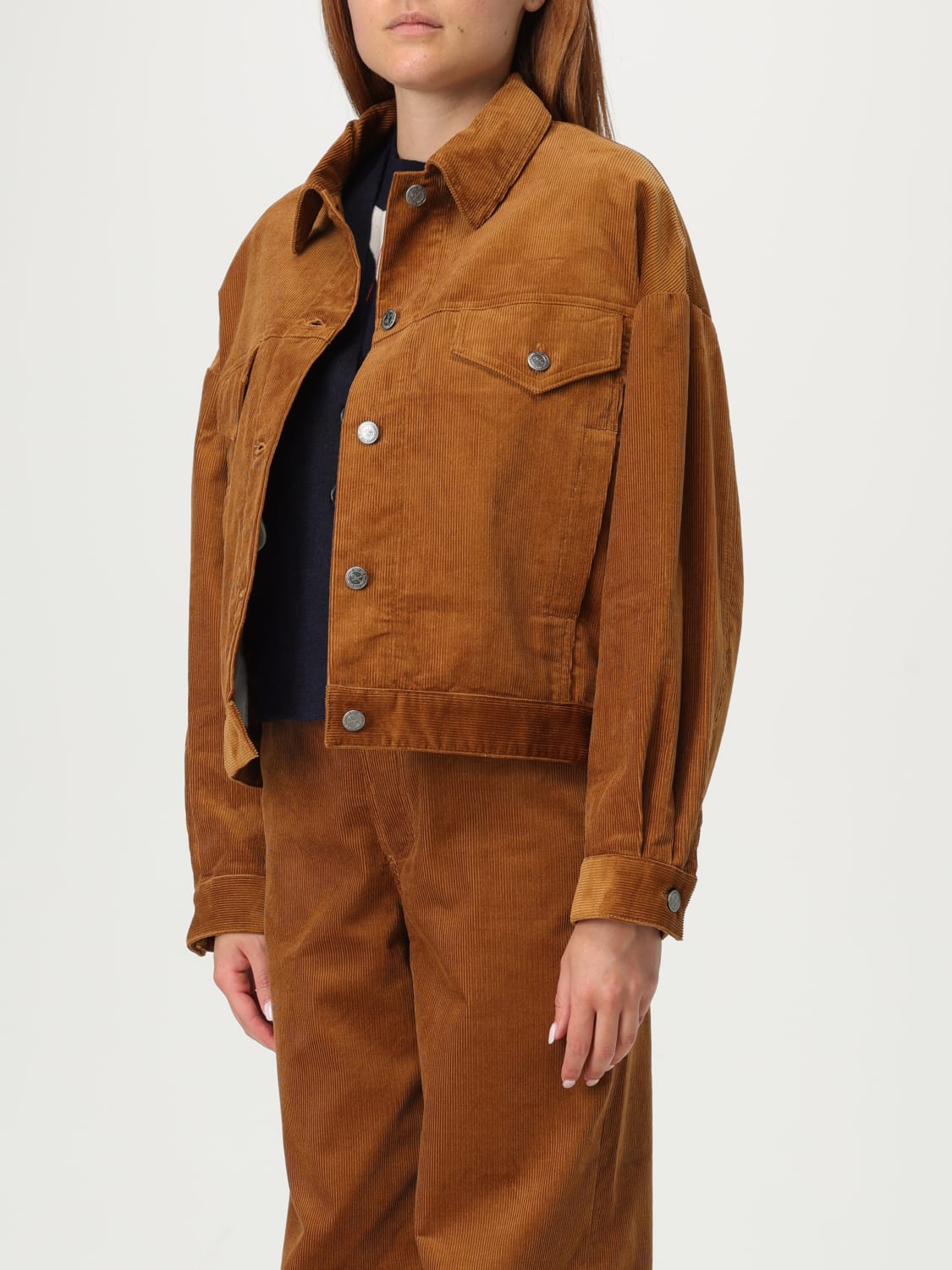 A.P.C. JACKET: Jacket woman A.P.C., Brown - Img 4