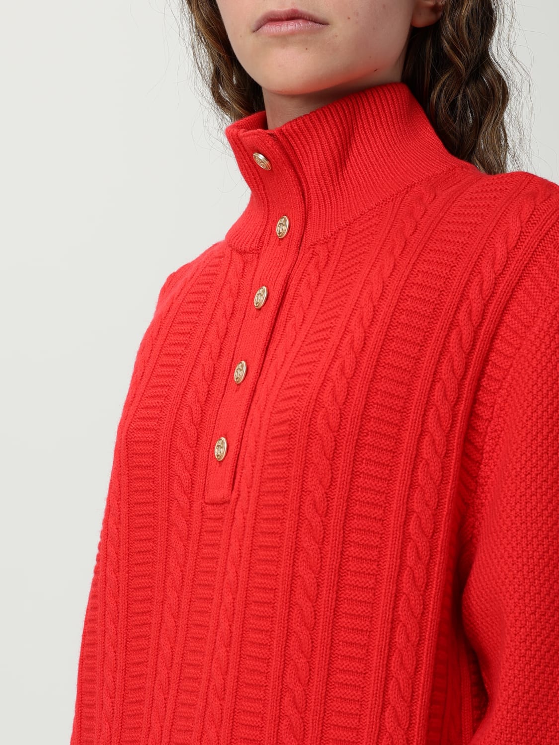 A.P.C. PULL: Pull femme A.P.C., Rouge - Img 4