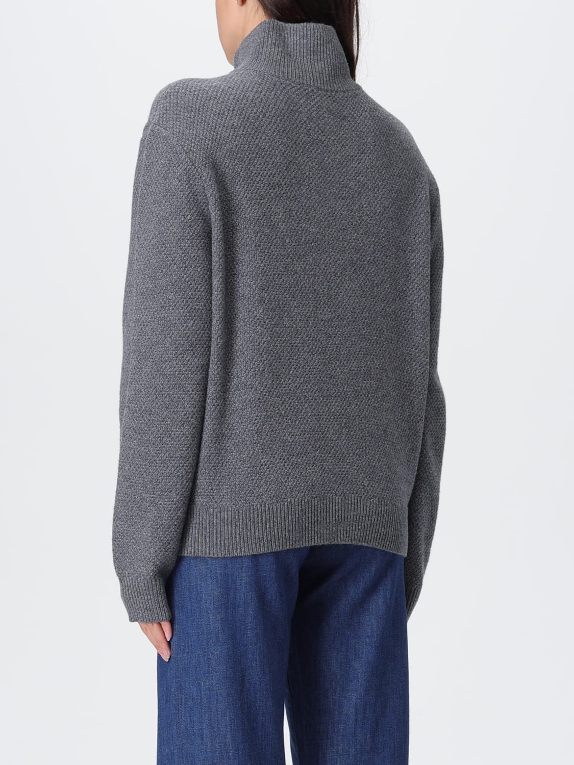 A.P.C. PULLOVER: Pullover damen A.P.C., Charcoal - Img 3