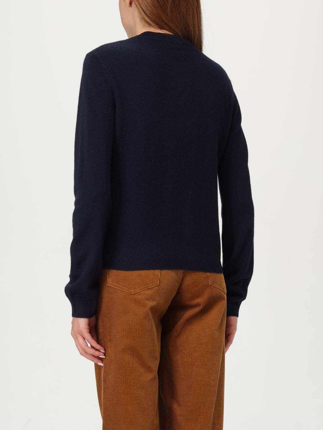 A.P.C. PULLOVER: Strickjacke damen A.P.C., Navy - Img 2