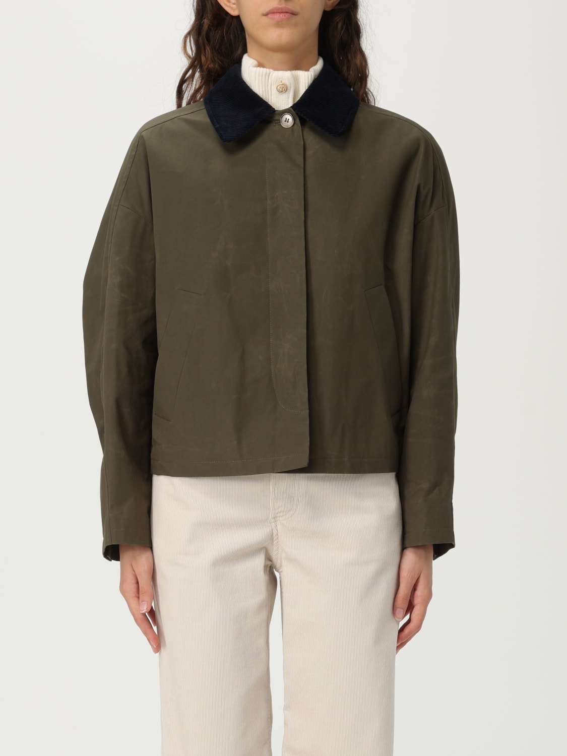 A.P.C. JACKET: Jacket woman A.P.C., Military - Img 1