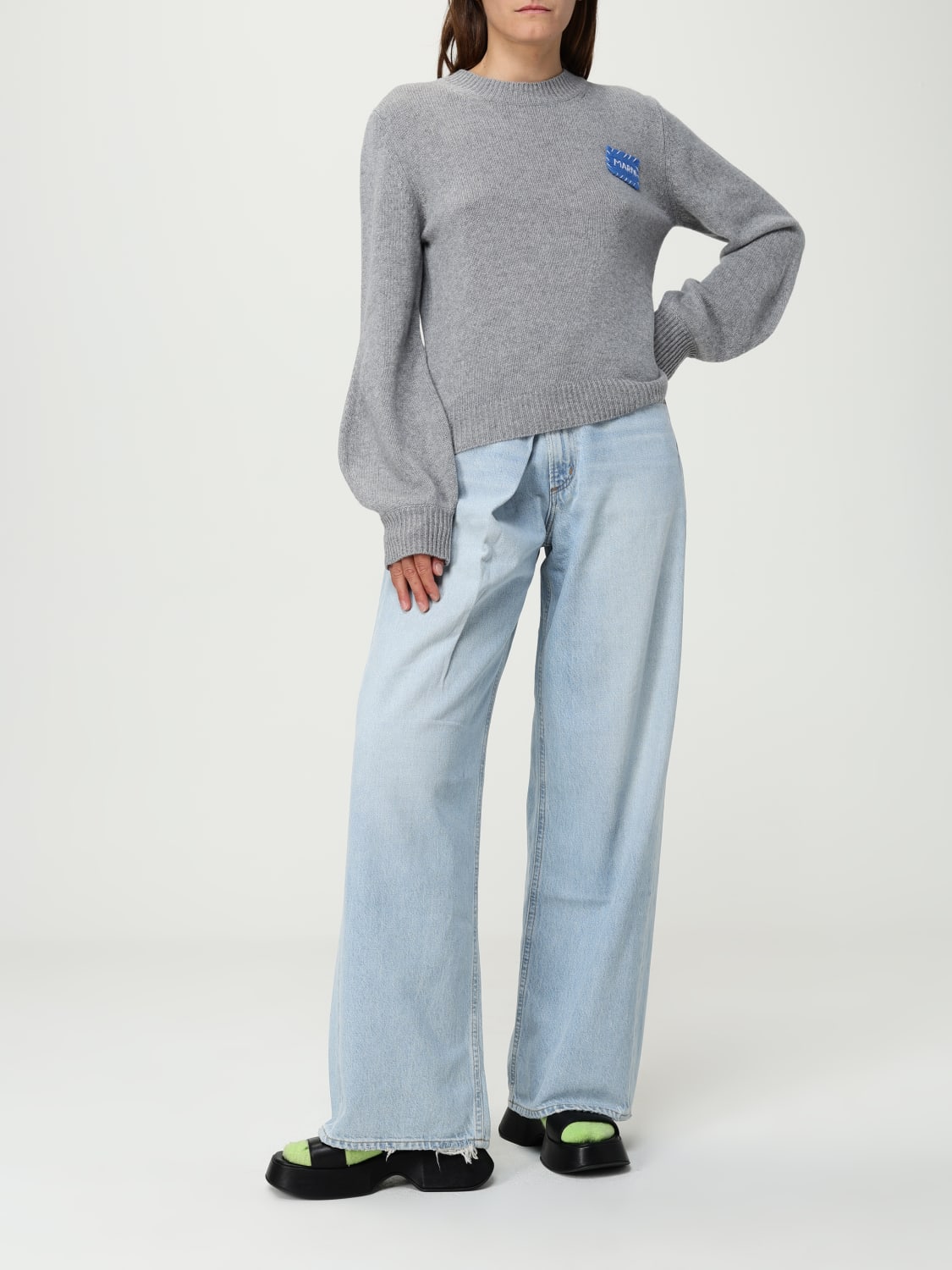 MARNI PULL: Pull femme Marni, Argent - Img 2