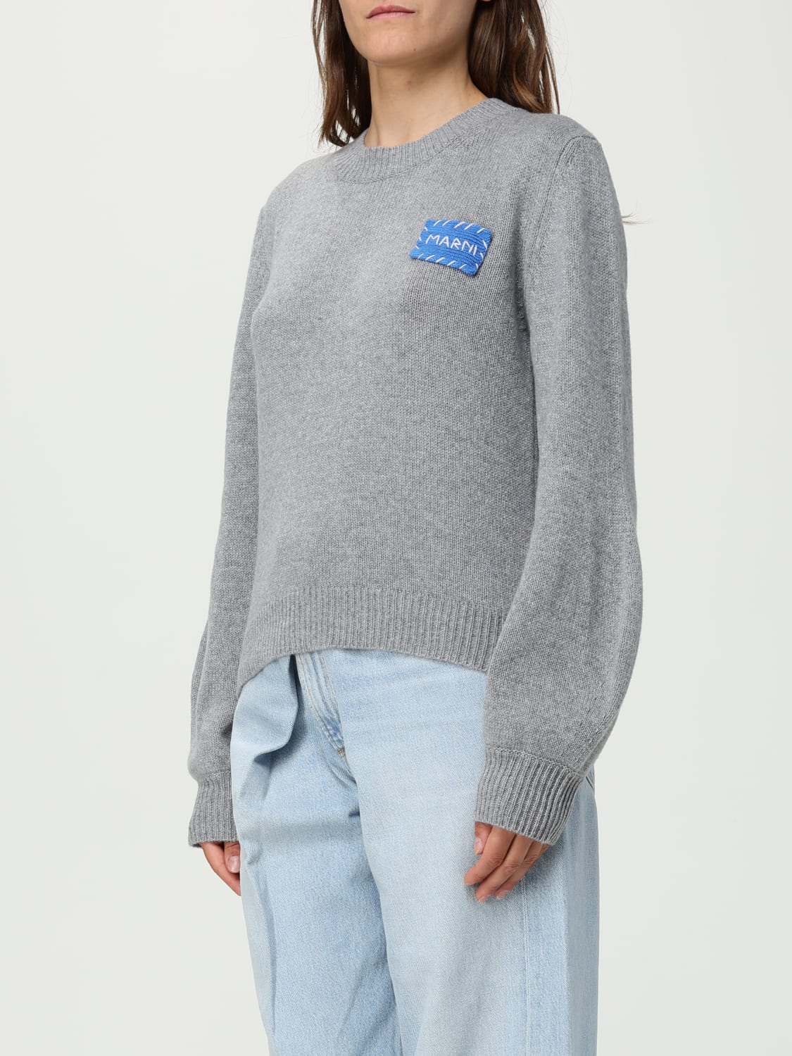 MARNI PULL: Pull femme Marni, Argent - Img 4